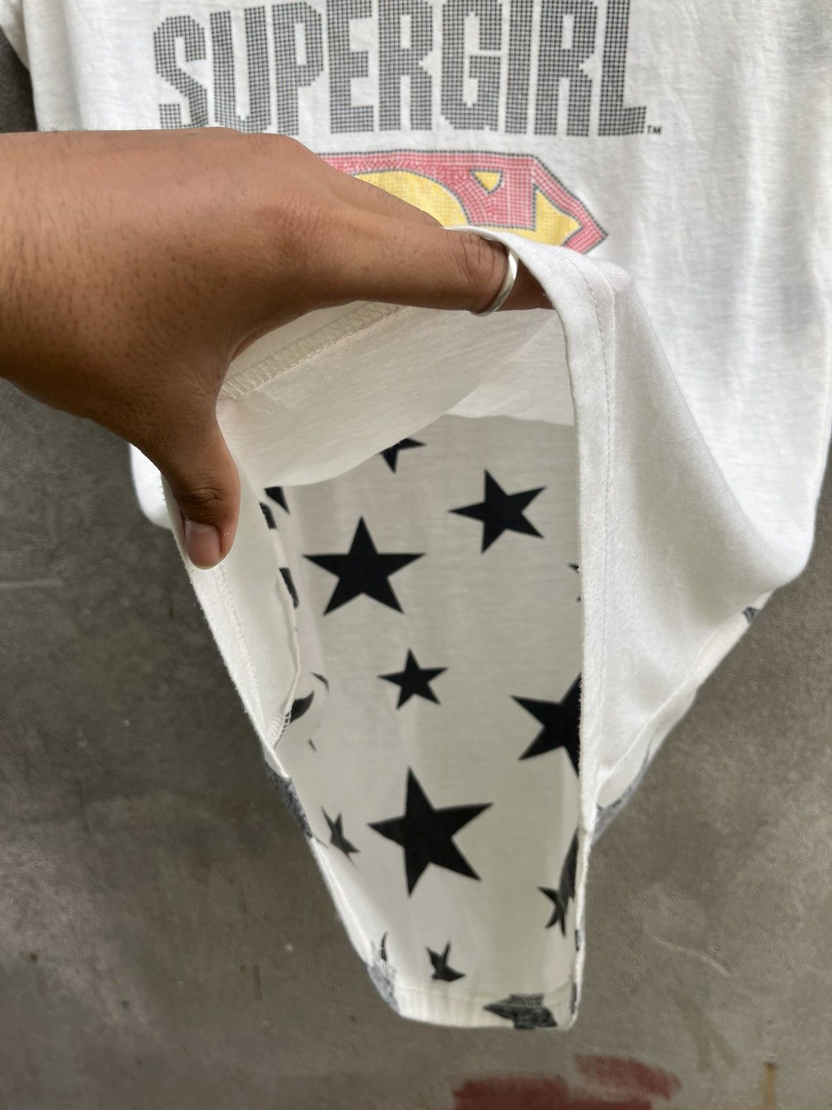 Dolce & Gabbana × SKIMS Supergirl Rhinestone Star Tee – DC Comics Y2K Size US M / EU 48-50 / 2 - 8 Thumbnail