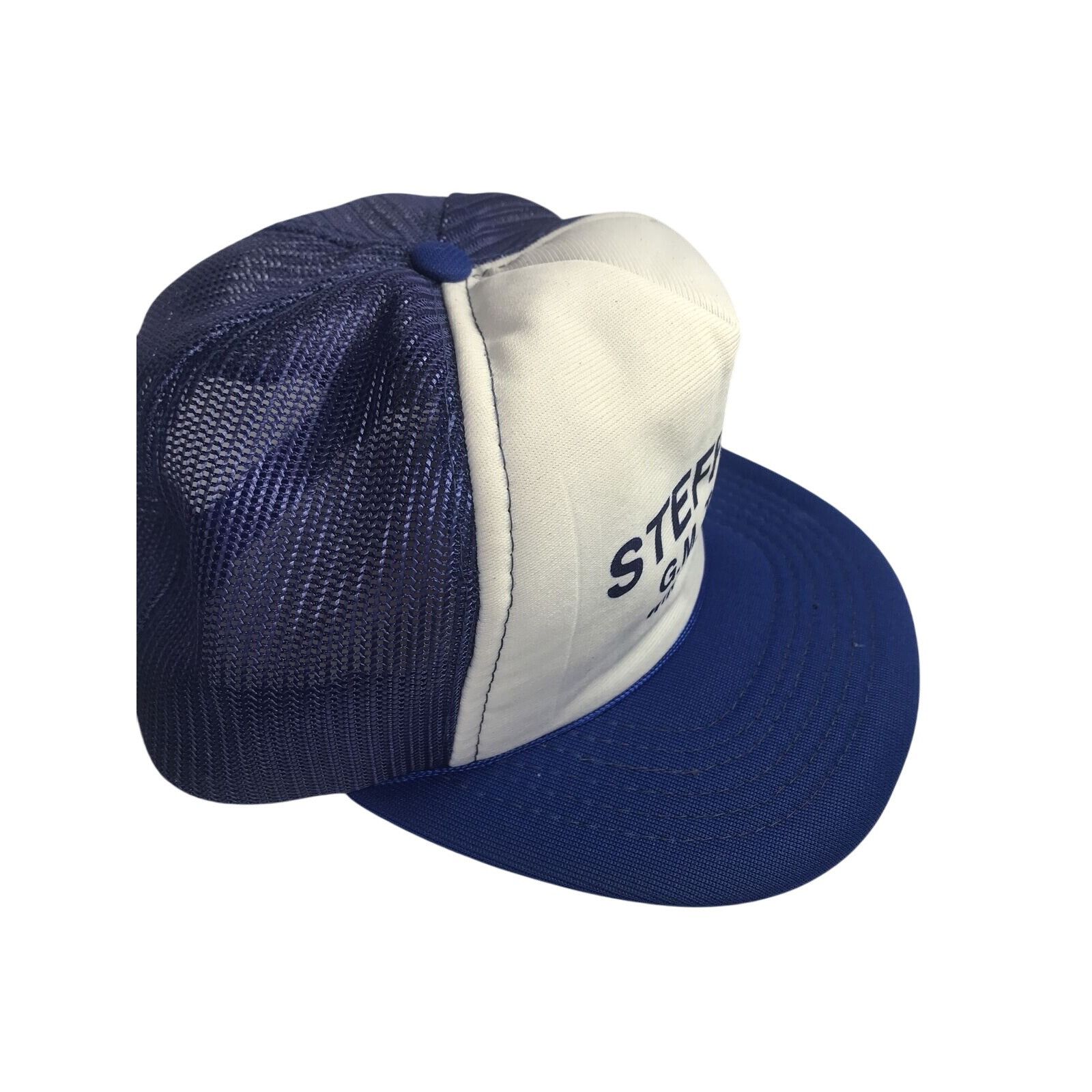 Vintage Vintage YR Bell Royal Blue & White G.M. Town MINN Snapback M Size ONE SIZE - 4 Thumbnail