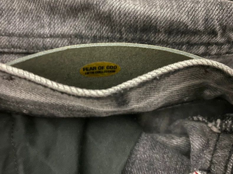 Fear of God Fear of God Black water corrugated jeans Size US 30 / EU 46 - 4 Thumbnail