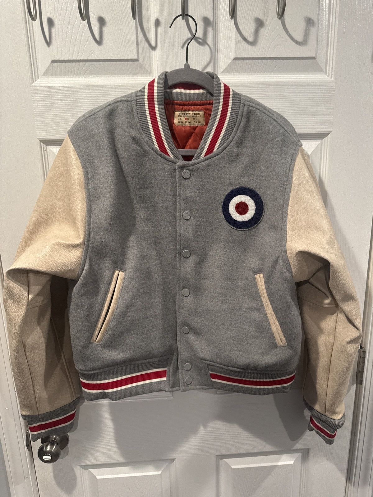 74 Is War seventyfouriswar varsity jacket Size US M / EU 48-50 / 2 - 1 Thumbnail