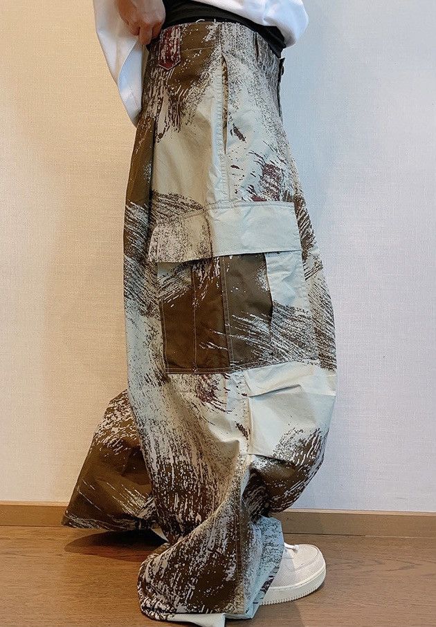 Japanese Brand × Vintage Outdoor retro punk paint-splattered cargo pants Size US 34 / EU 50 - 4 Thumbnail