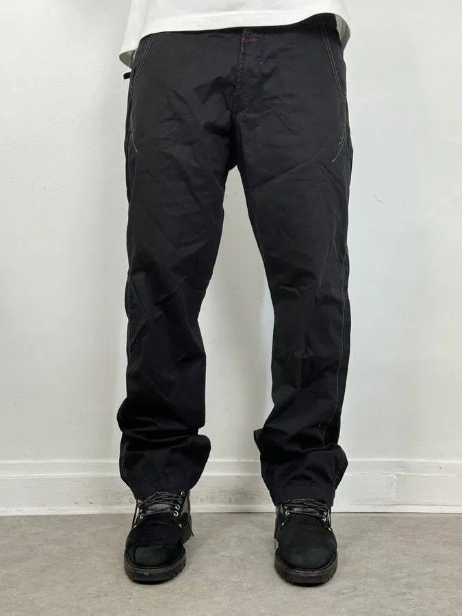 Marithe + Francois Girbaud 2000s Marithé + François Girbaud Black Relaxed Pants Size US 36 / EU 52 - 2 Thumbnail