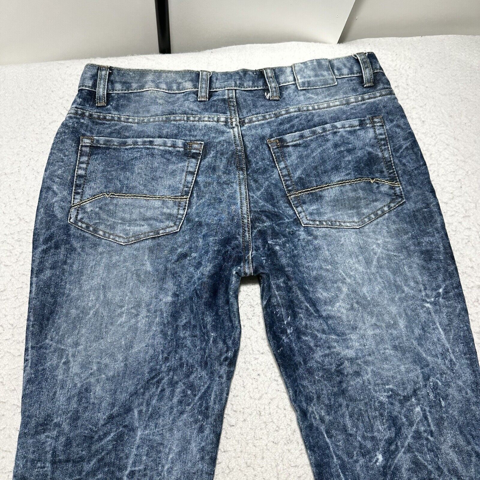 Alexander Julian Alexander Julian Colours 34x30 Straight Leg Denim Blue Jeans Size US 34 / EU 50 - 7 Thumbnail