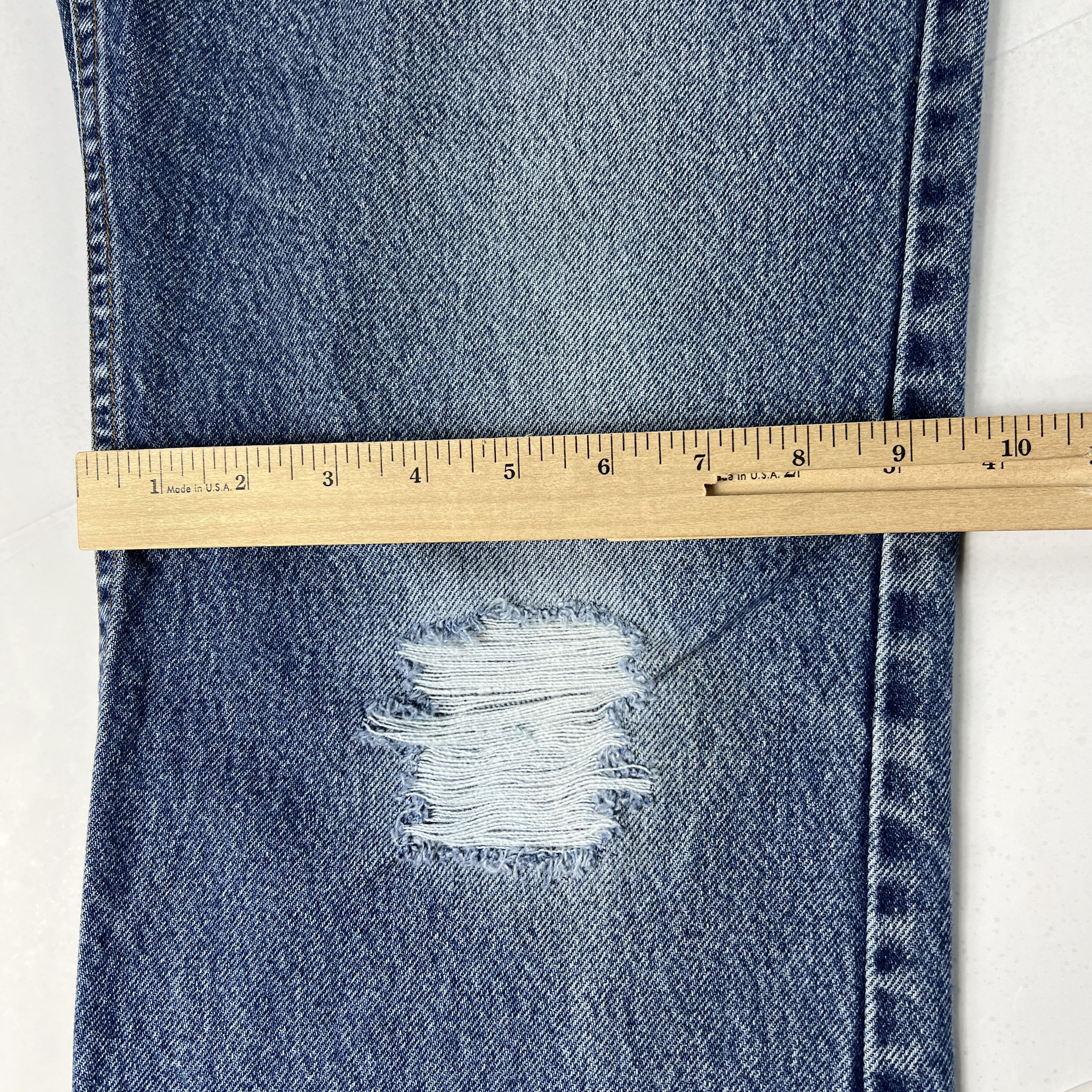Levi's × Vintage VTG Levi's Jeans 517 Boot Cut Blue Faded Distressed Denim Size US 36 / EU 52 - 21 Thumbnail