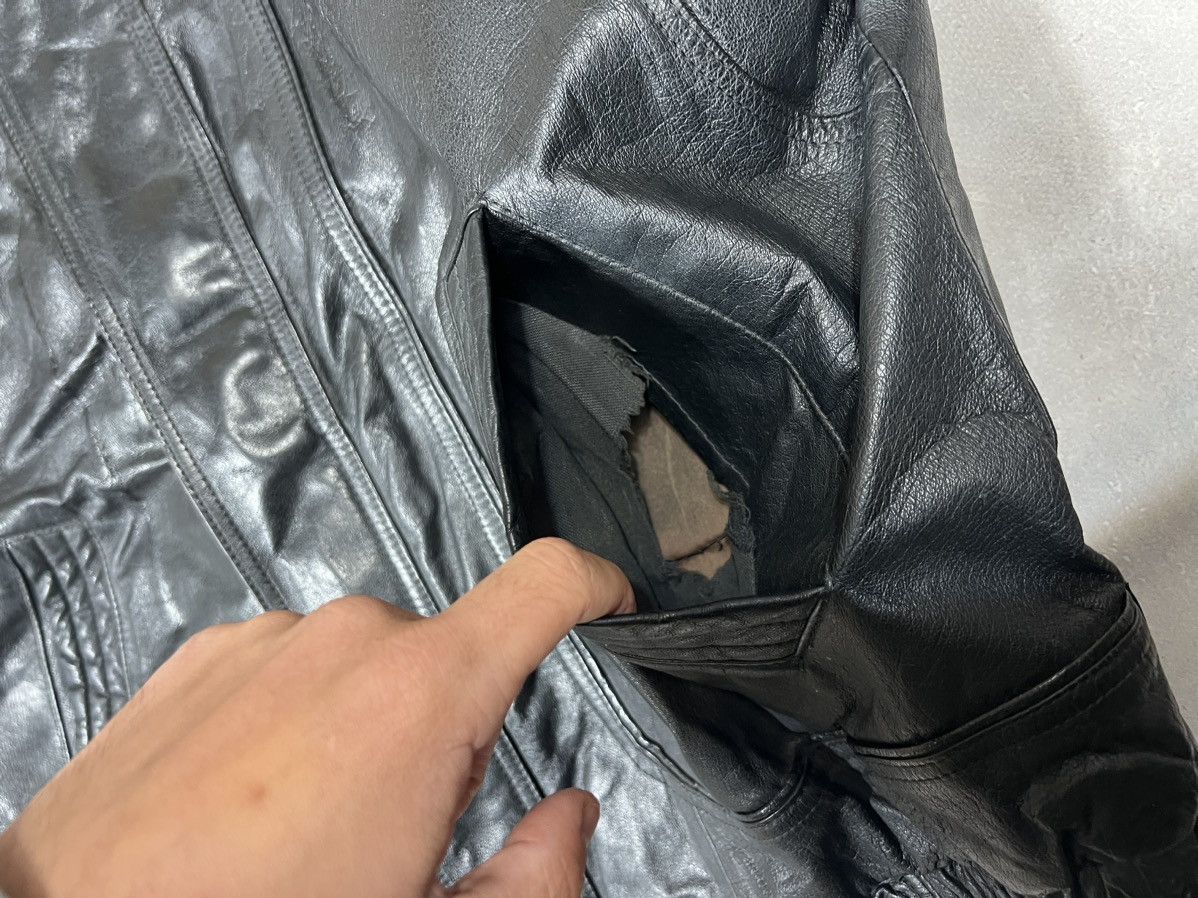 Vintage Vintage Y2k Leather Jacket Size US M / EU 48-50 / 2 - 6 Thumbnail