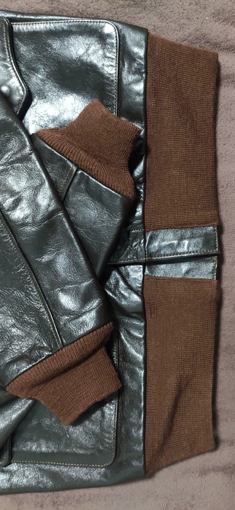 TOYS McCOY TOYS McCoy TMJ1811 Tea Core Horse Leather A-2 Jacket Size US M / EU 48-50 / 2 - 7 Thumbnail