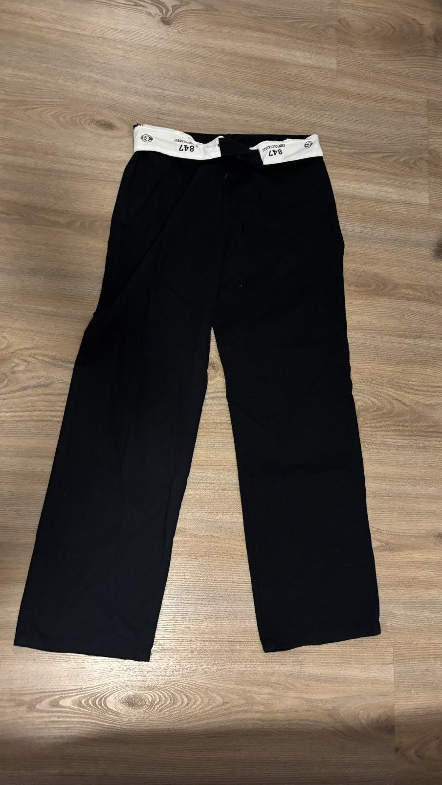 Vintage black pants Size 34" / US 12 / IT 48 - 1 Thumbnail