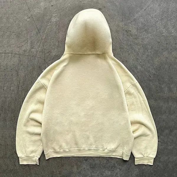 Japanese Brand Apricot street retro skull print loose hoodie y2k Size US L / EU 52-54 / 3 - 2 Thumbnail