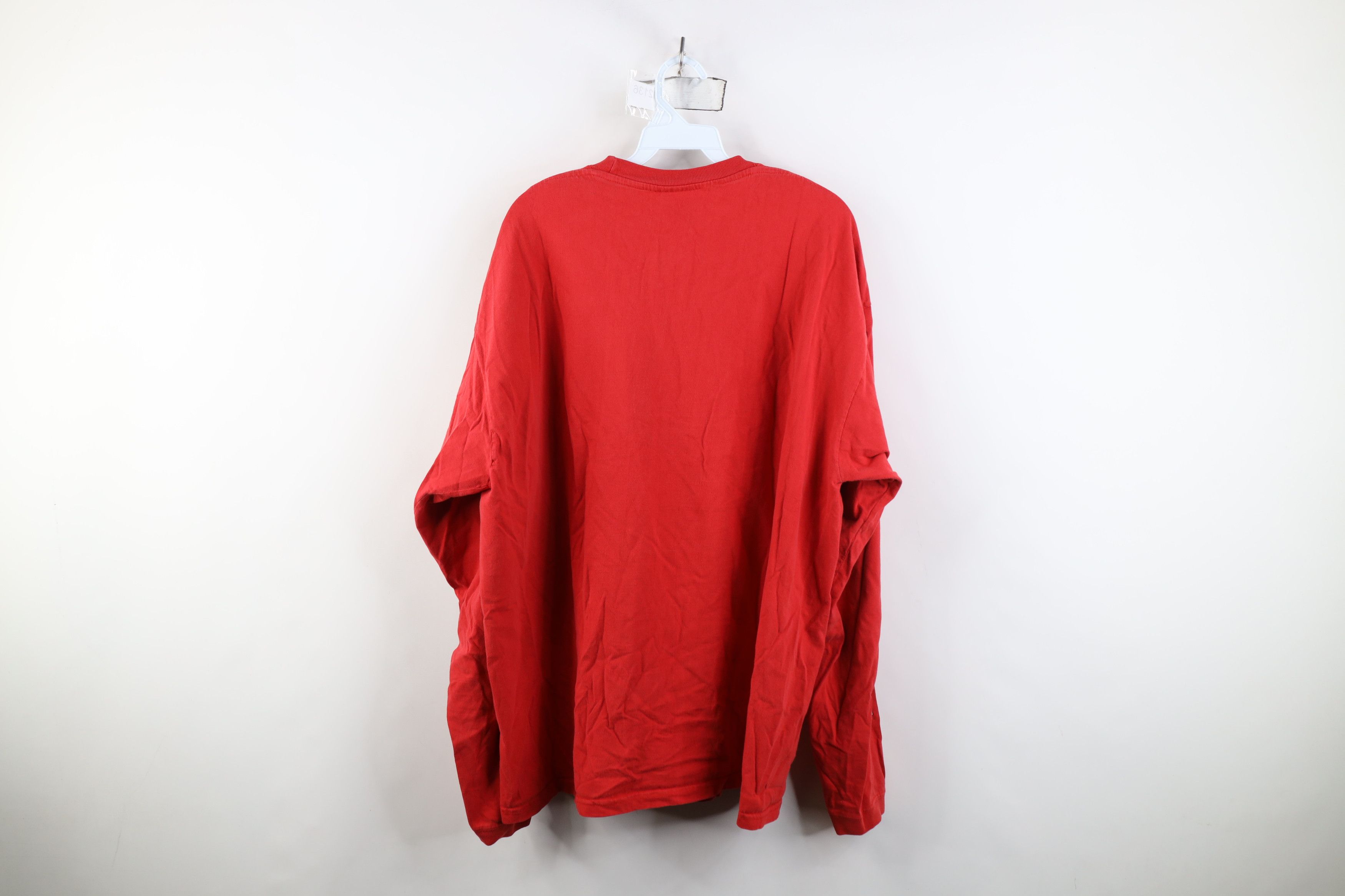 Vintage Vintage 90s Carolina State University Long Sleeve T-Shirt Size US XXL / EU 58 / 5 - 13 Thumbnail
