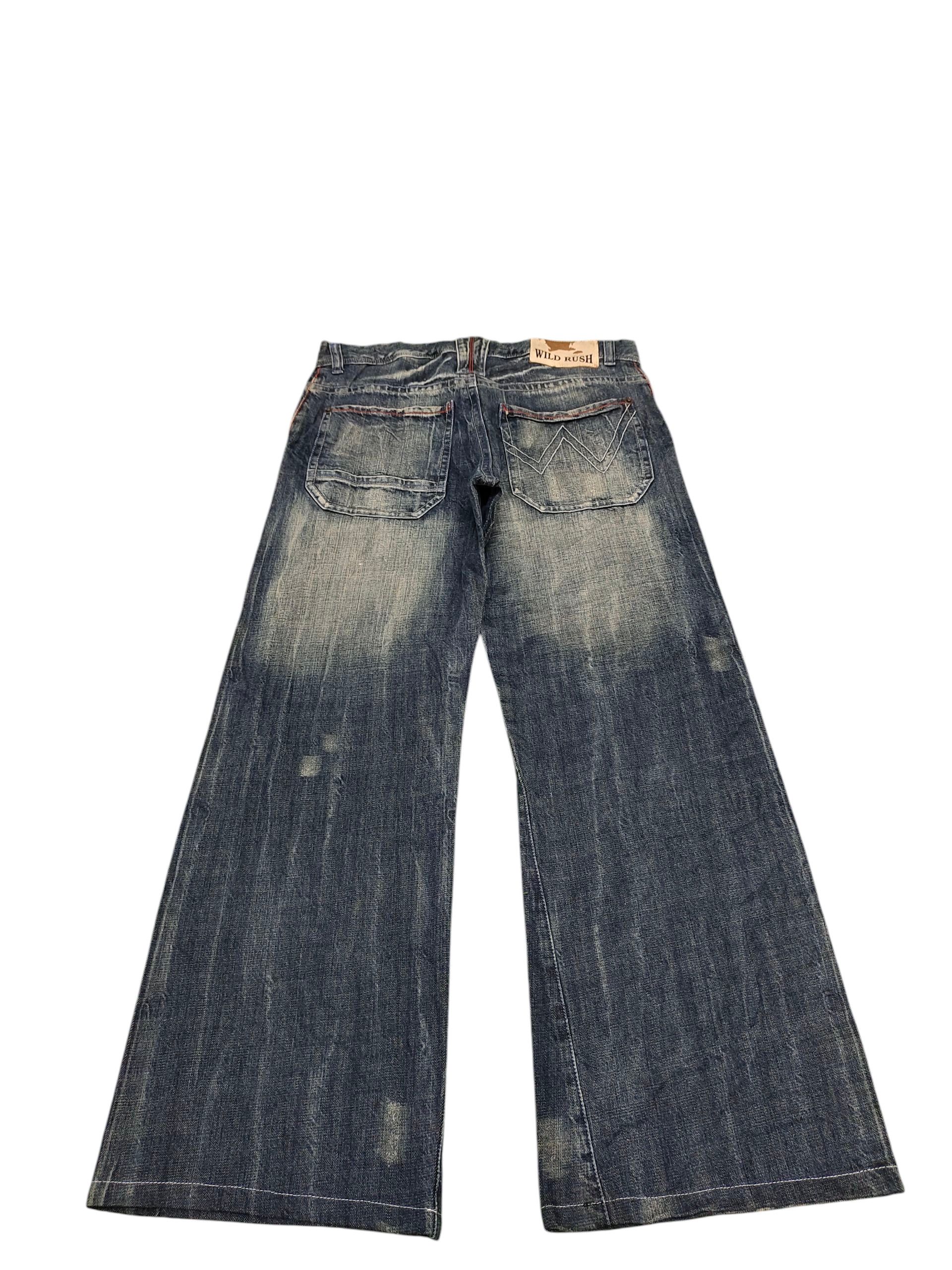 Hysteric Glamour Flare Loose Jeans Wild Rush Clawmark Distress Bootcut Y2k Size US 34 / EU 50 - 9 Thumbnail