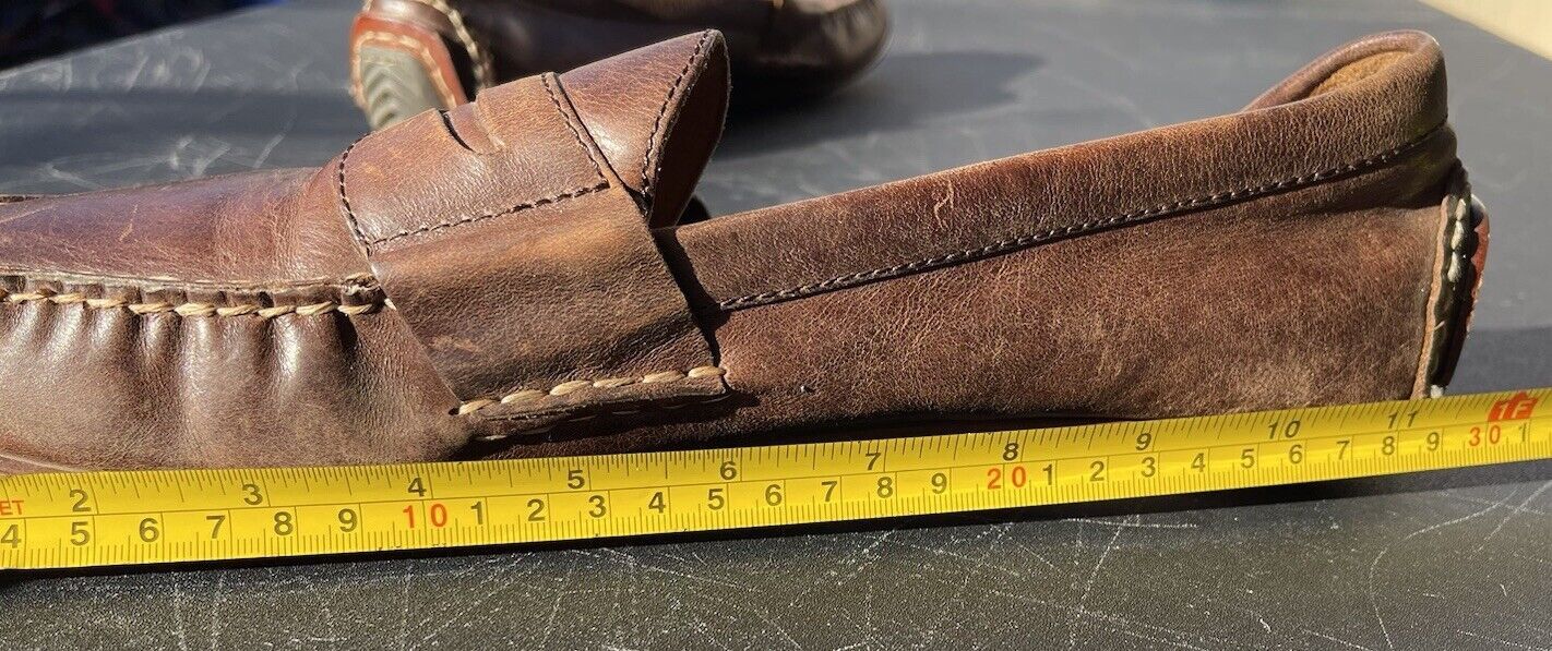 Polo Ralph Lauren POLO RALPH LAUREN Men's Leather Brown Shoes Size 11.5 D Size US 11.5 / EU 44-45 - 4 Thumbnail