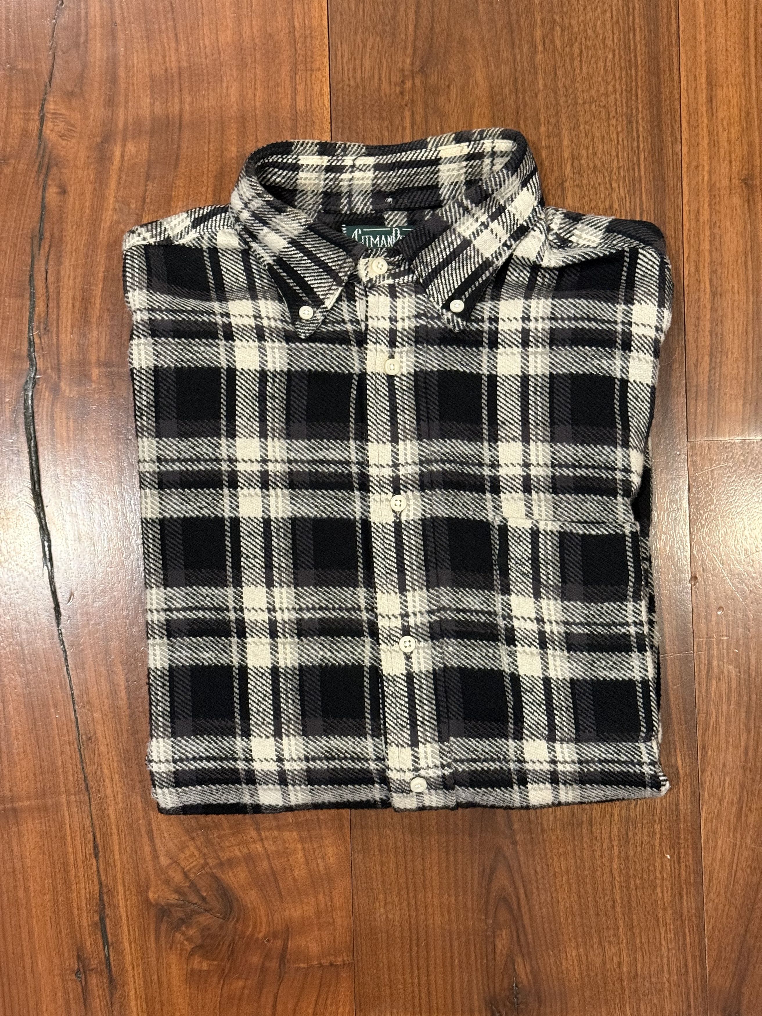 Gitman Bros. Vintage Gitman Bros Vintage B&W Flannel Size US M / EU 48-50 / 2 - 1 Thumbnail