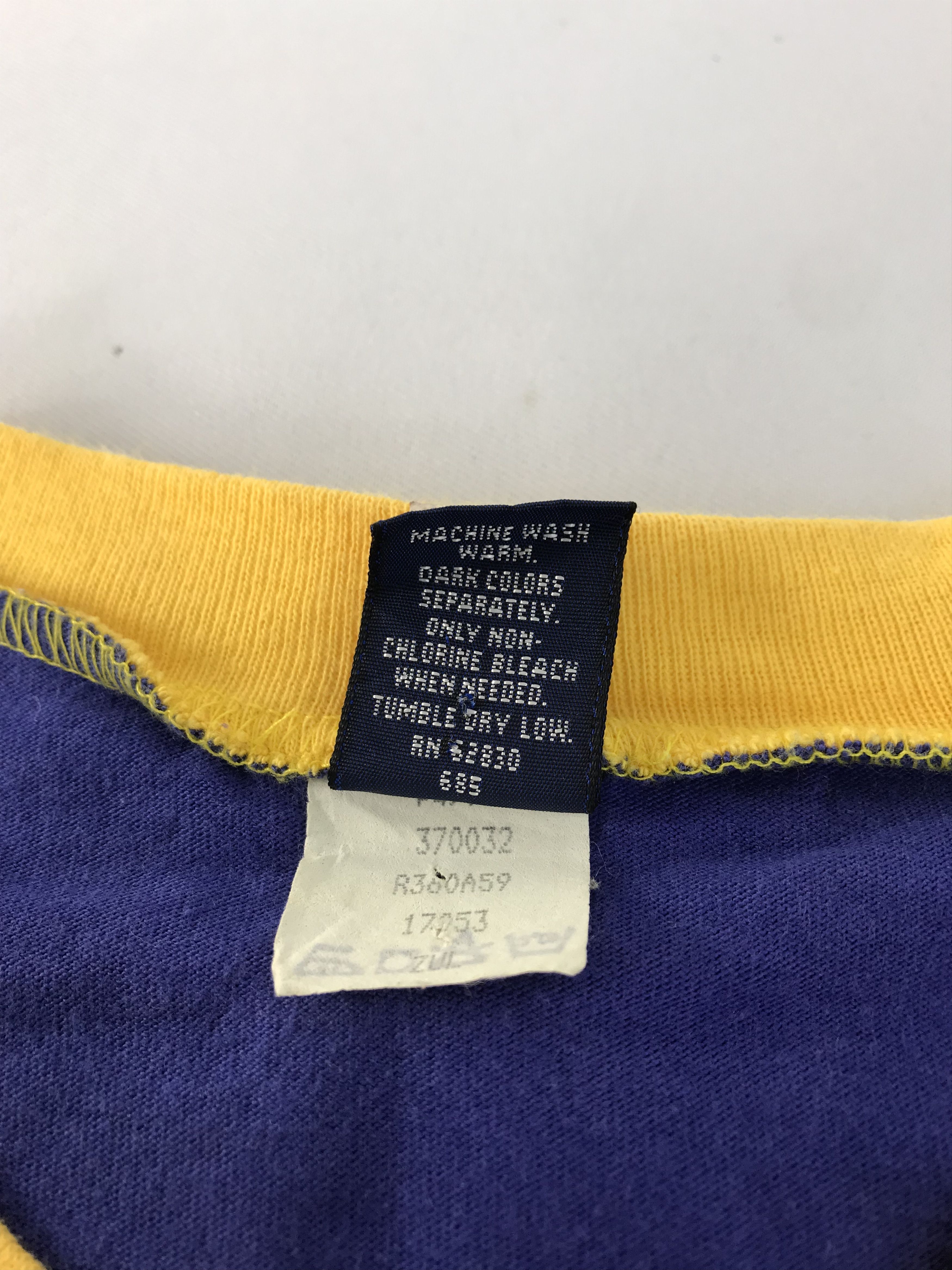 Lands' End 80s 90s Lands ‘ End Raglan 3/4 Longsleeve Plain Tee Size US S / EU 44-46 / 1 - 5 Thumbnail