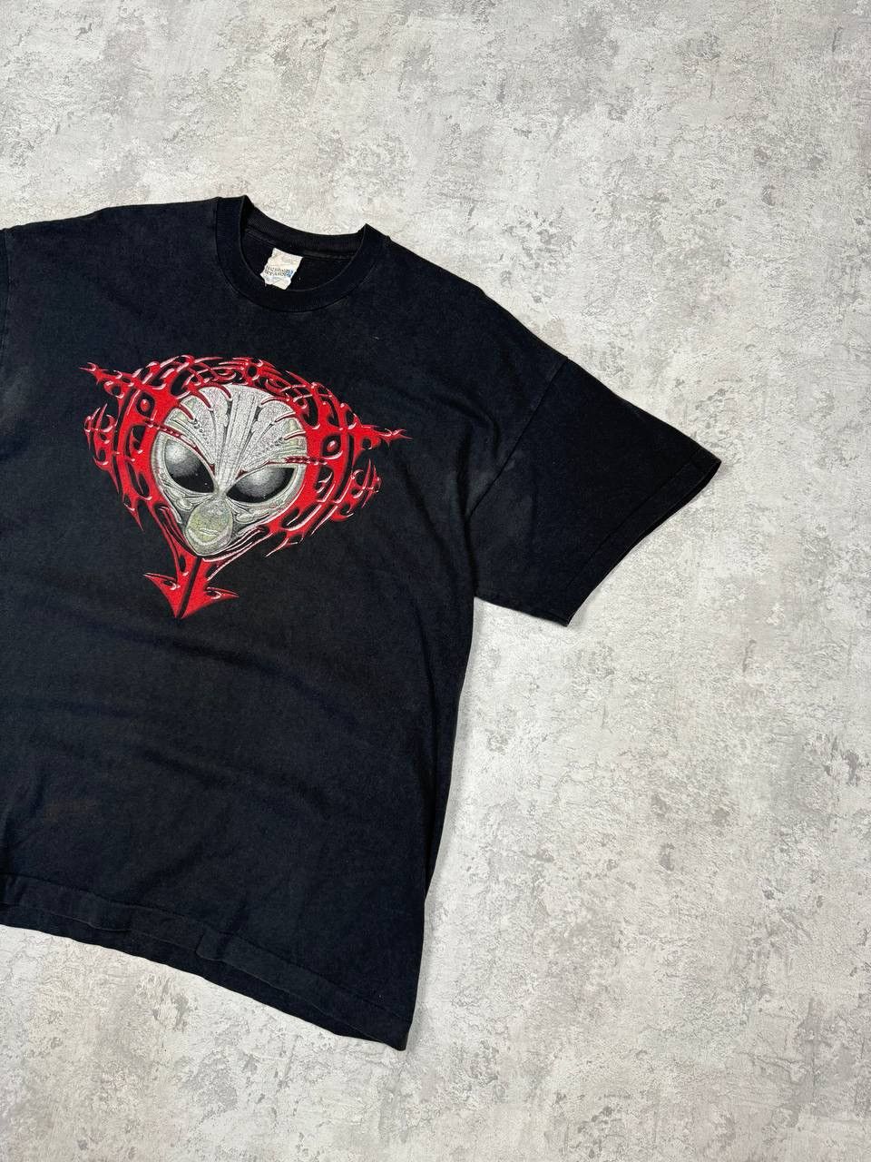 Vintage RARE Vintage 90’S Alienz T-Shirt Big Logo Size XL Size US XL / EU 56 / 4 - 4 Thumbnail