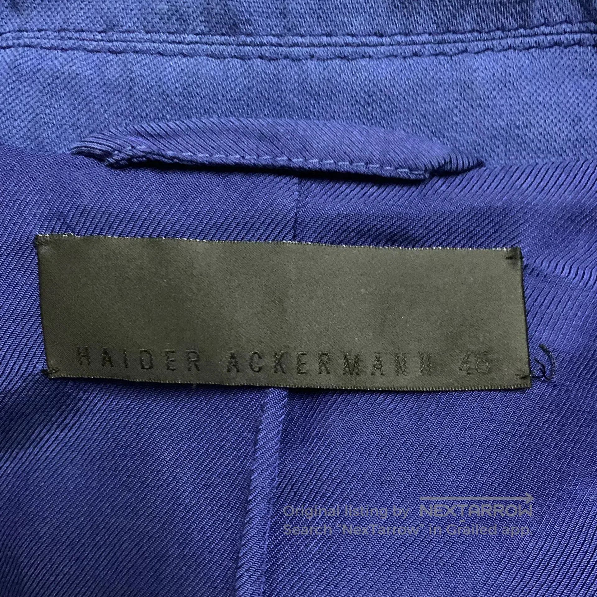 Haider Ackermann Haider Ackermann Blue Long Coat. Size US S / EU 44-46 / 1 - 3 Thumbnail