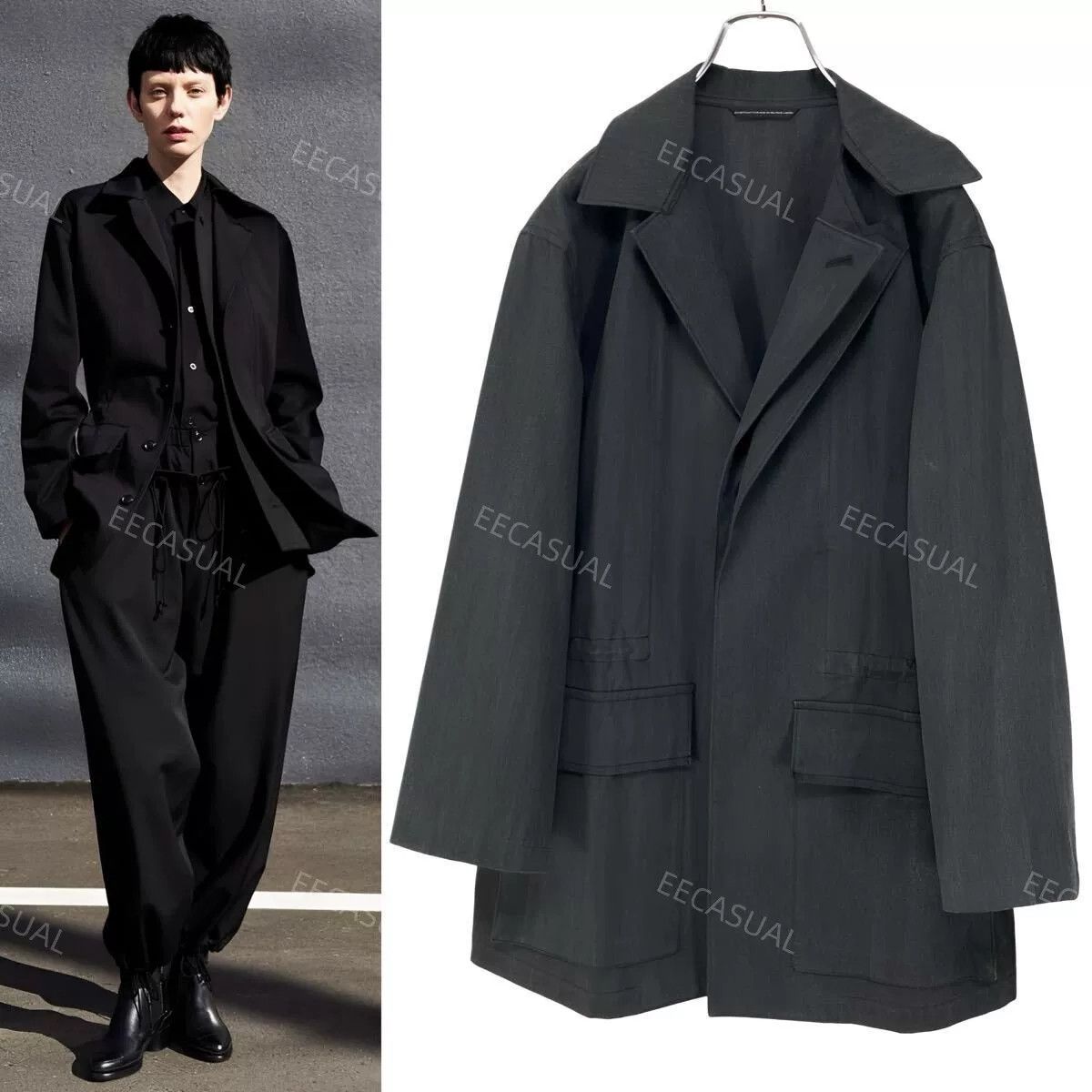 Y's Yohji Yamamoto Gray Denim Jacket Size US M / EU 48-50 / 2 - 1 Thumbnail