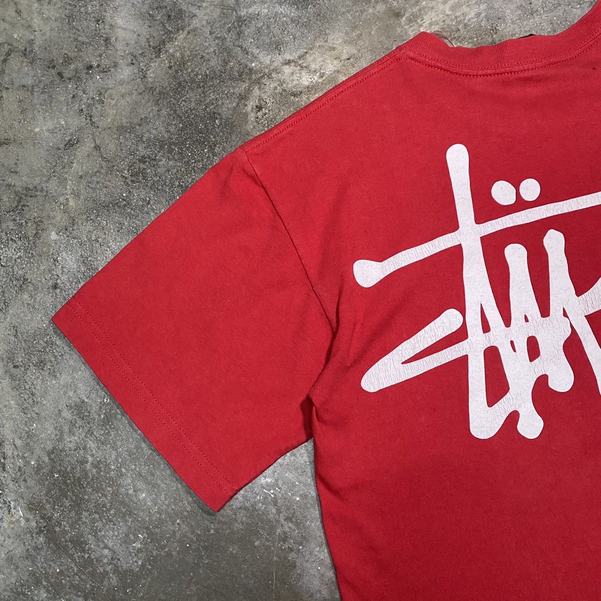 Stussy × Vintage Vintage Stussy Sign Spellout T Shirt y2k Size US M / EU 48-50 / 2 - 8 Thumbnail