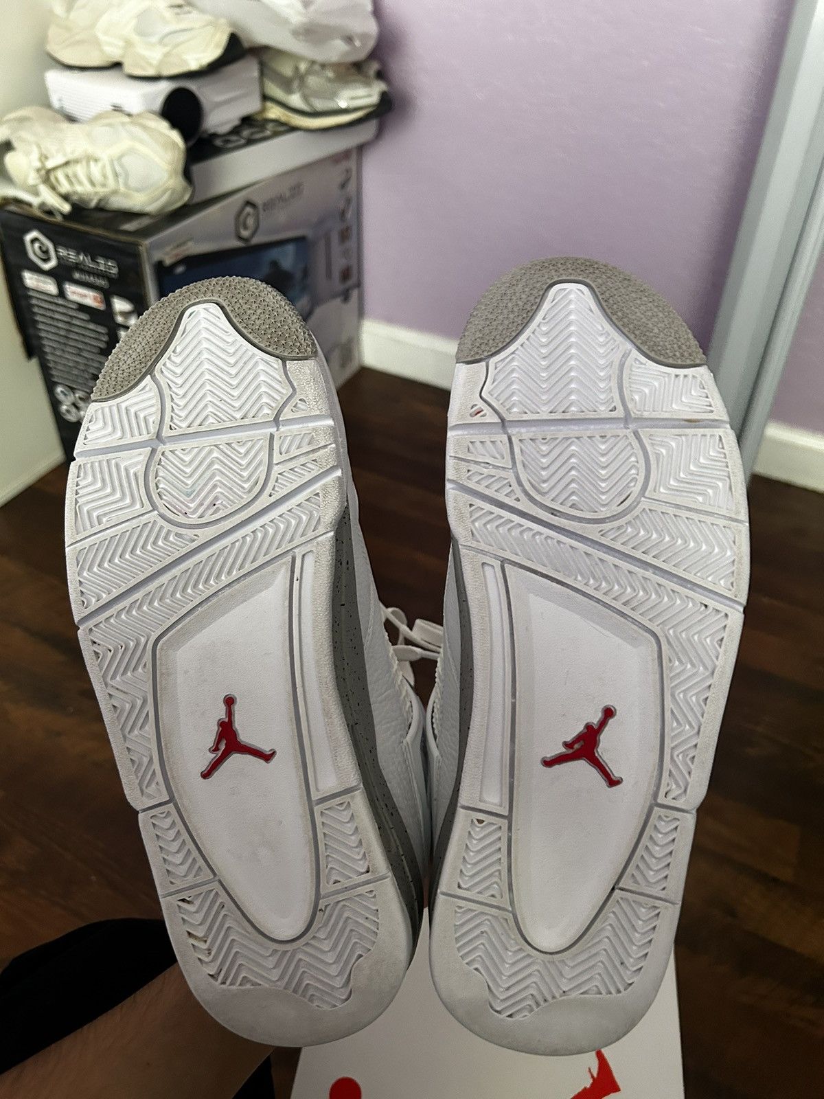 Jordan Brand Jordan 4 White Oreo Size US 8 / EU 41 - 5 Thumbnail