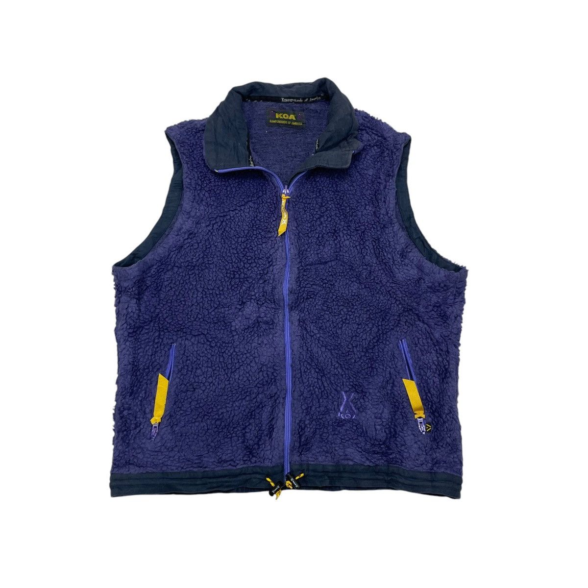 Patagonia × Vintage KOA Kampgrounds Of America Sherpa Vest Jacket Size US M / EU 48-50 / 2 - 1 Thumbnail