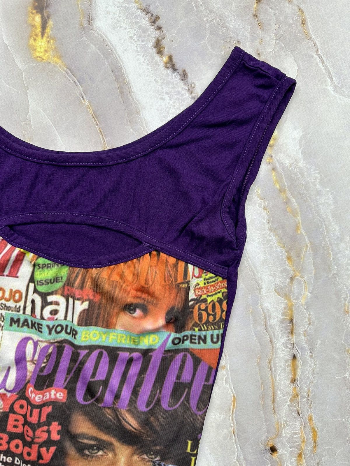 Japanese Brand Vintage Printed Tank Top (V2) Size XS / US 0-2 / IT 36-38 - 3 Thumbnail