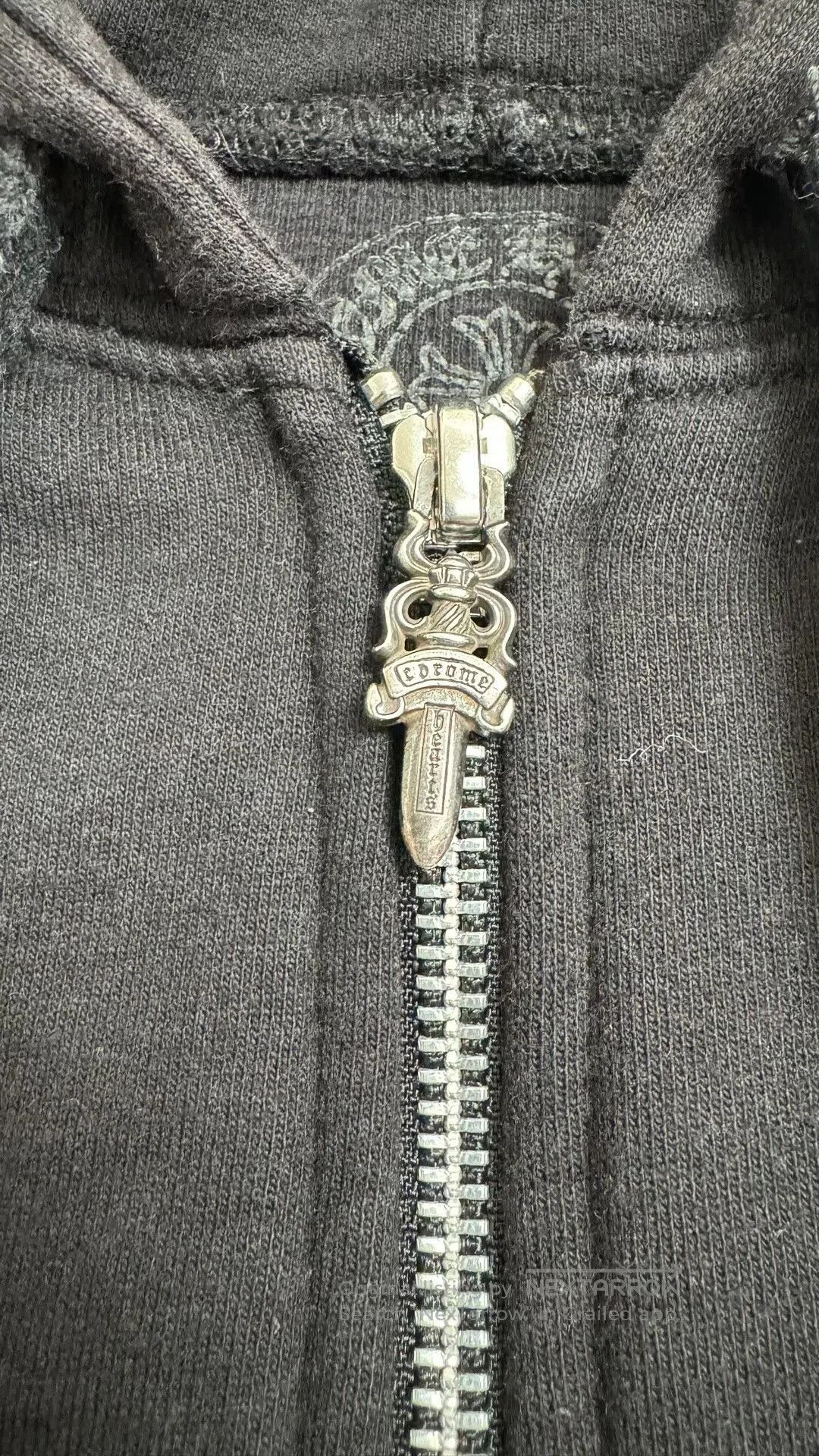 Chrome Hearts black chrome hearts zip hoodie with blue print. Size US L / EU 52-54 / 3 - 4 Thumbnail