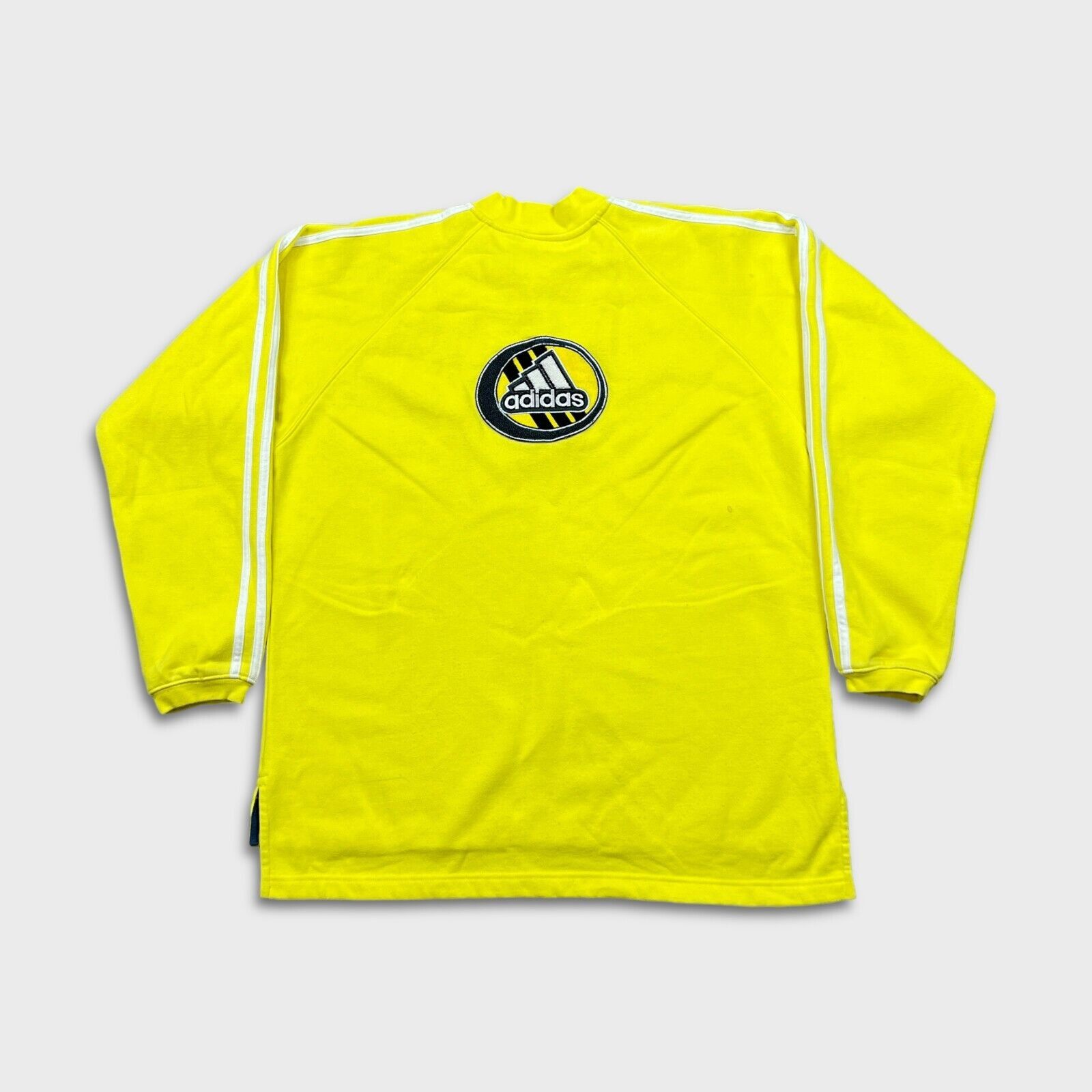 Adidas × Vintage VTG Adidas Sweatshirt Medium Essentials 1/4 Zip 90s Pullover Size US M / EU 48-50 / 2 - 5 Thumbnail