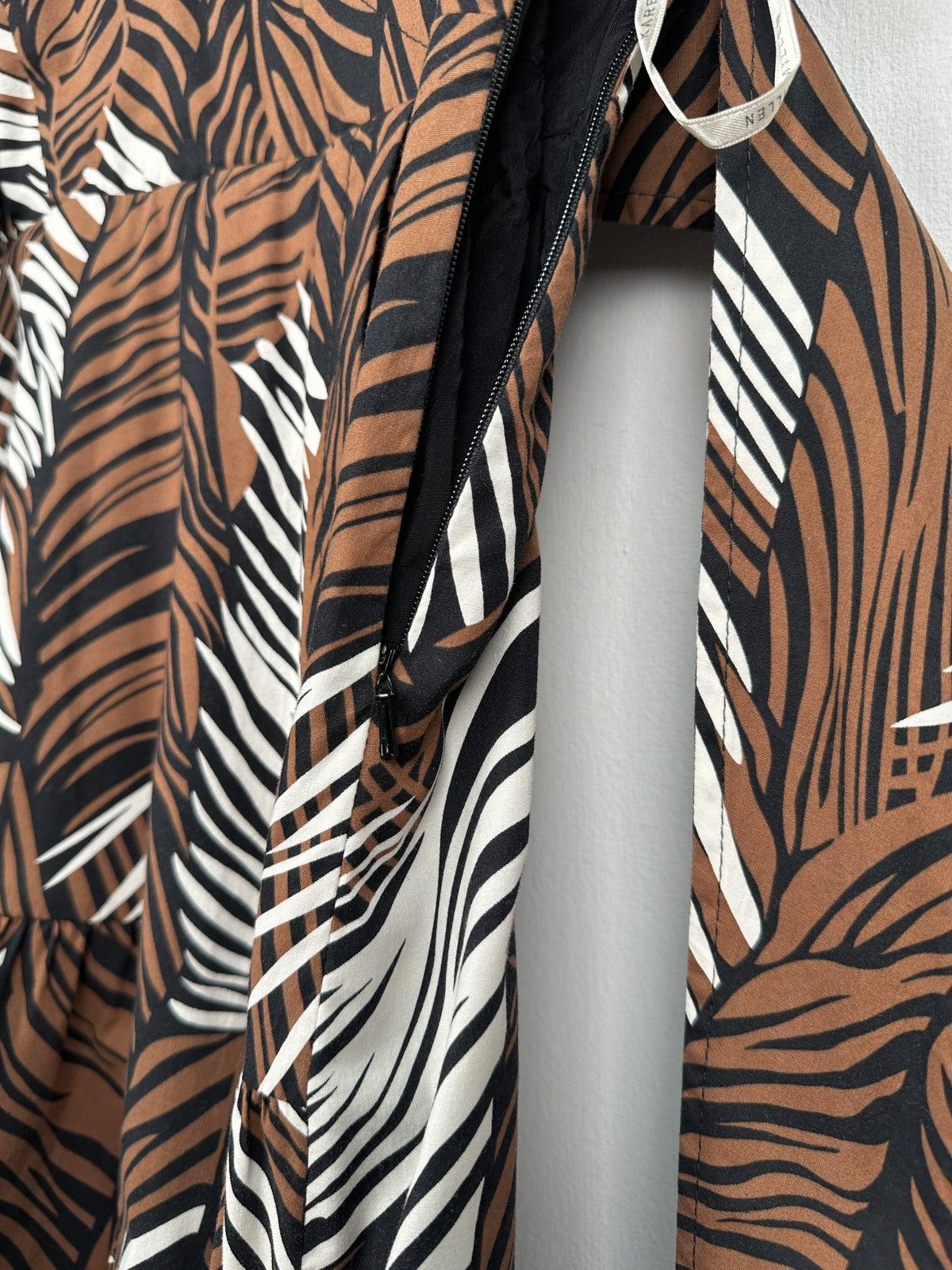 Karen Millen KAREN MILLEN Safari Jungle Print Belted Midi Dress UK 10 Size M / US 6-8 / IT 42-44 - 10 Thumbnail