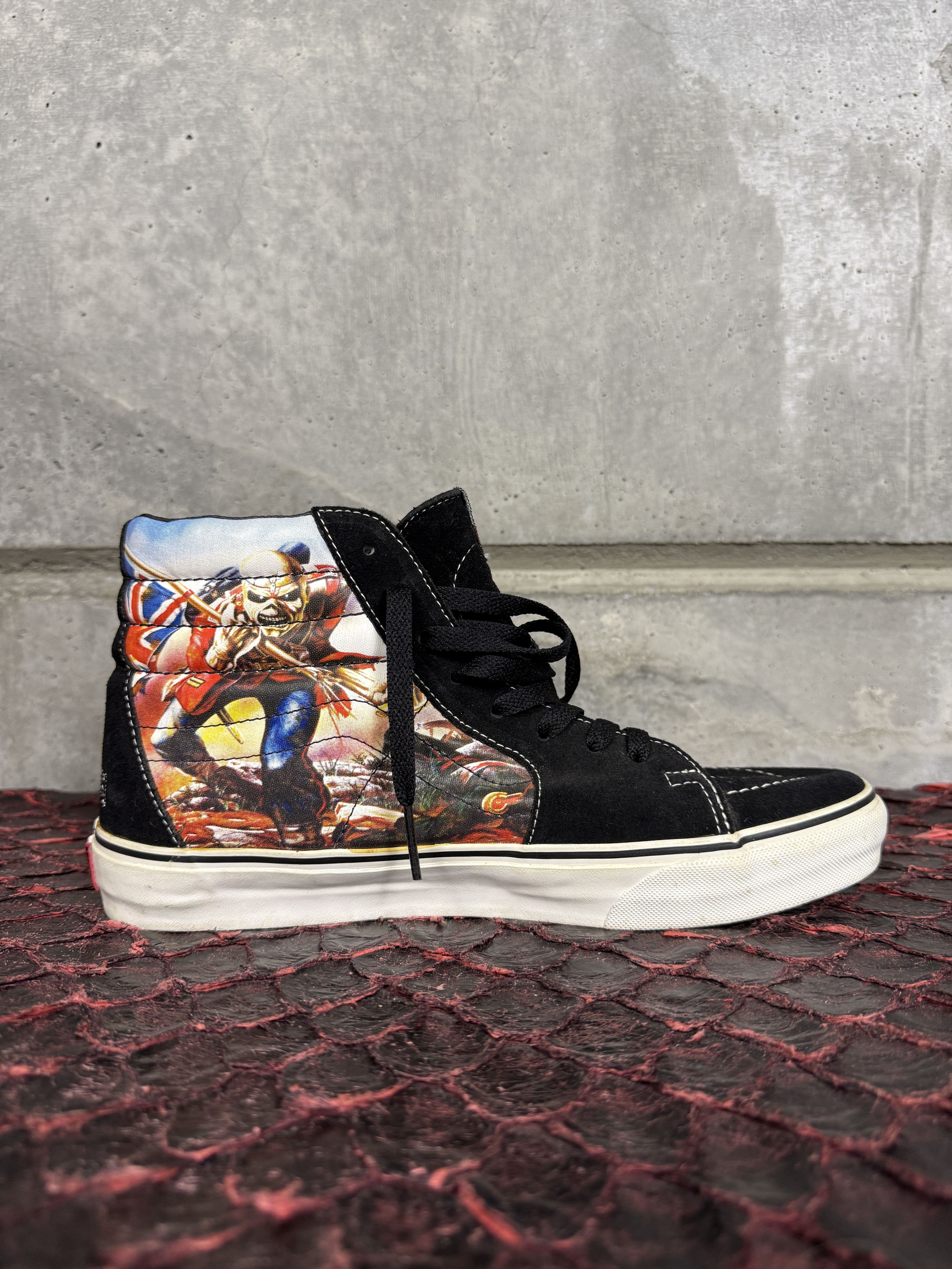 Iron Maiden Iron Maiden x Vans SAMPLE SK8-HI LX 'The Trooper' Size US 9.5 / EU 42-43 - 3 Thumbnail