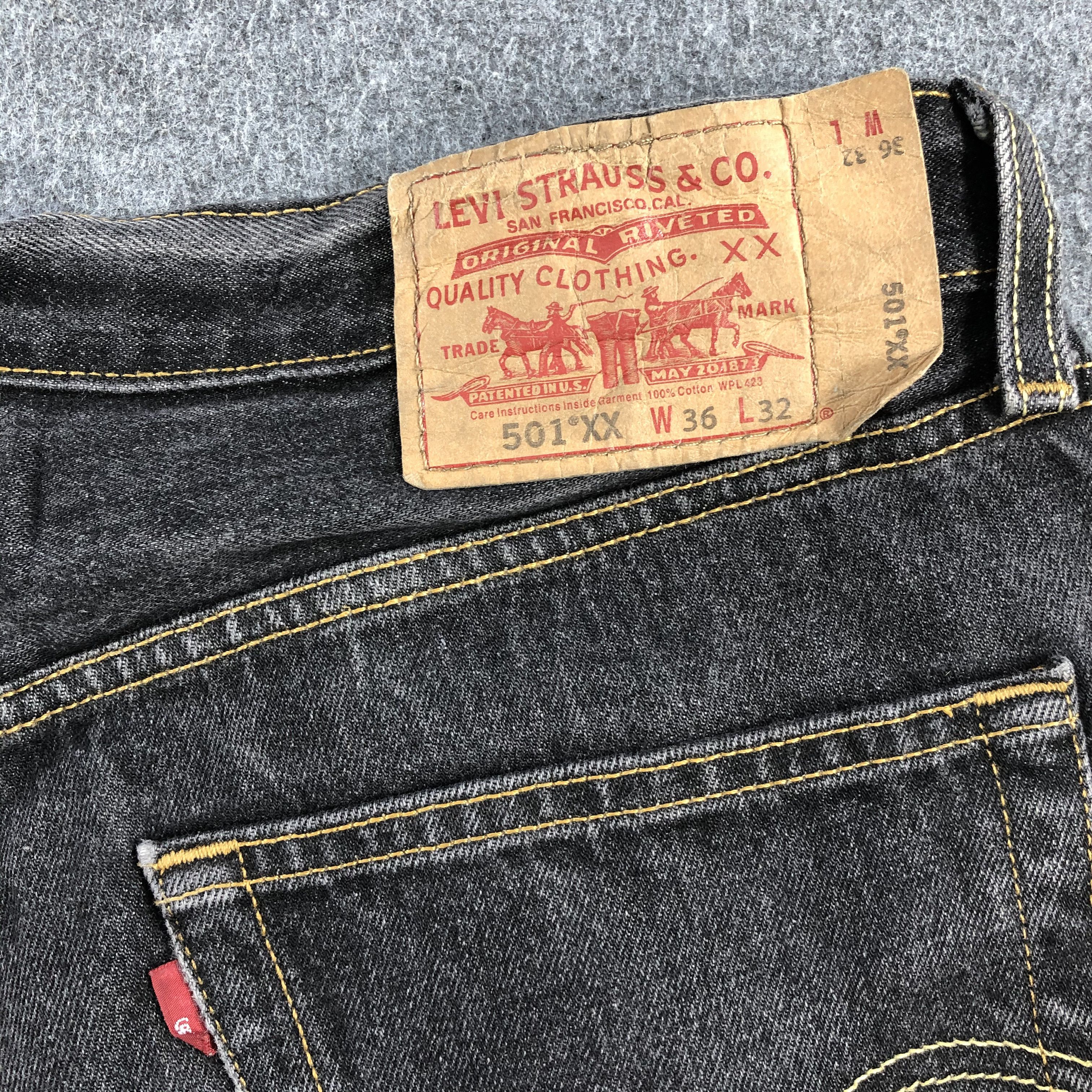 Levi's Vintage Distress Levis 501 Jeans-J1430 Size US 37 - 5 Thumbnail