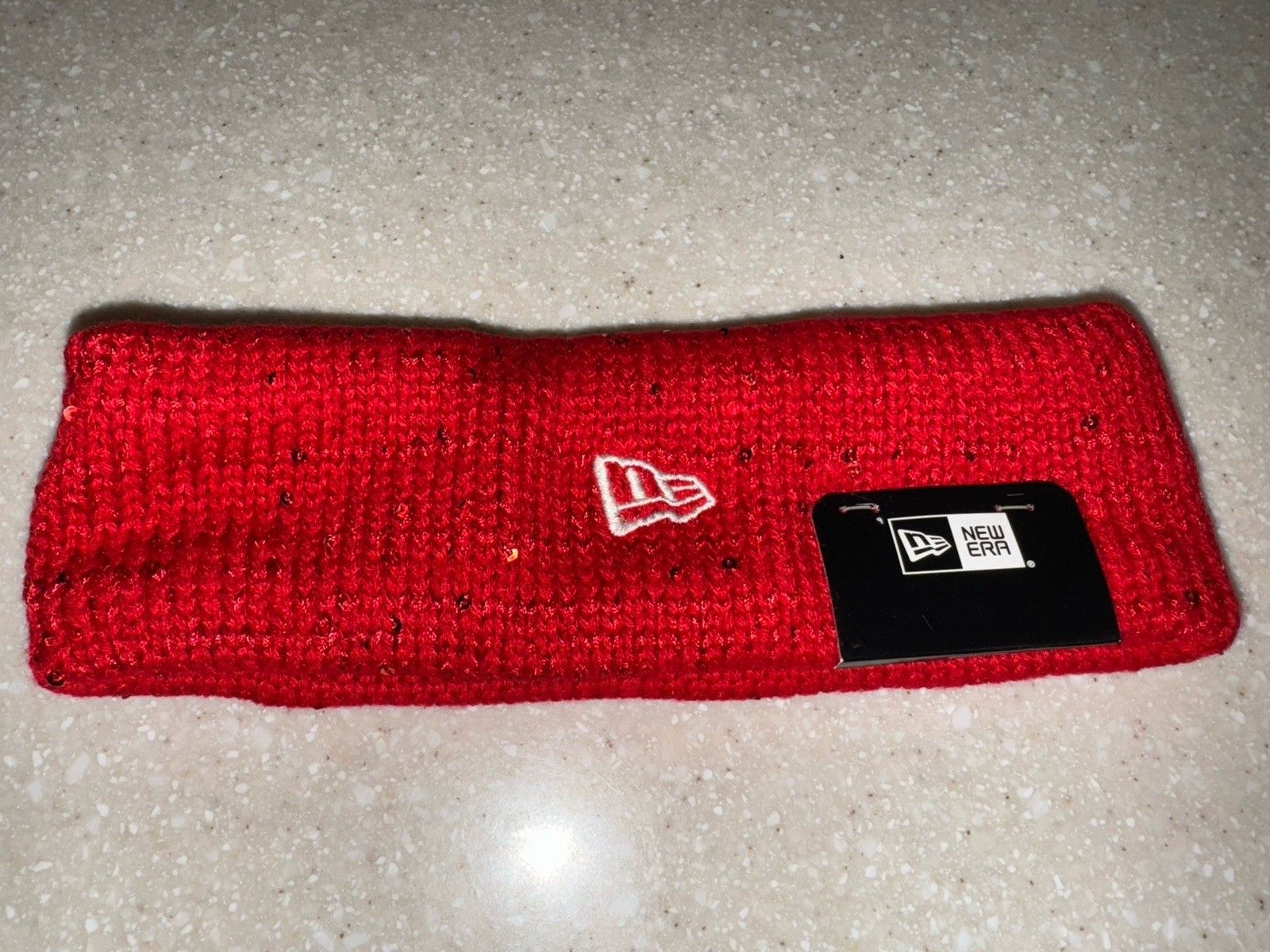 New Era × Supreme Supreme x New Era Sequin Arc Logo Headband Brand New Size ONE SIZE - 2 Thumbnail