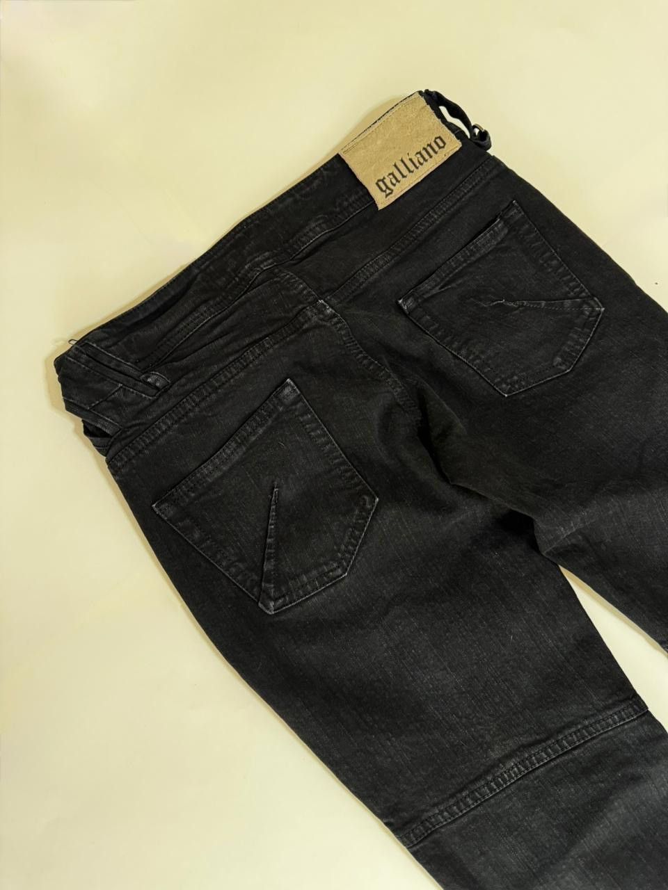 John Galliano Galliano Zipper Side Jeans Sz 28 Size 28" / US 6 / IT 42 - 5 Thumbnail