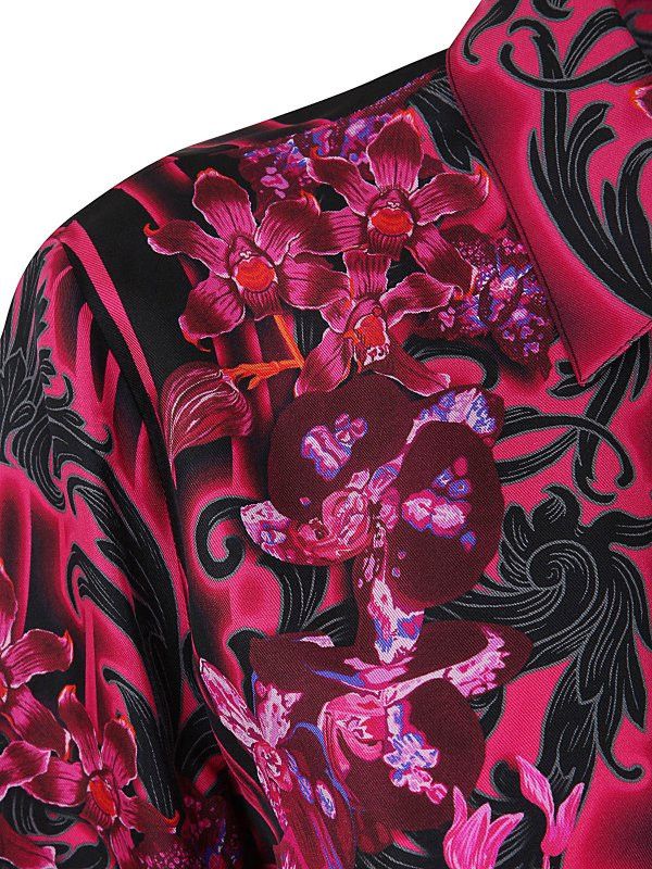 Versace o1y0226 Silk Shirt in Multicolor Size XS / US 0-2 / IT 36-38 - 3 Thumbnail