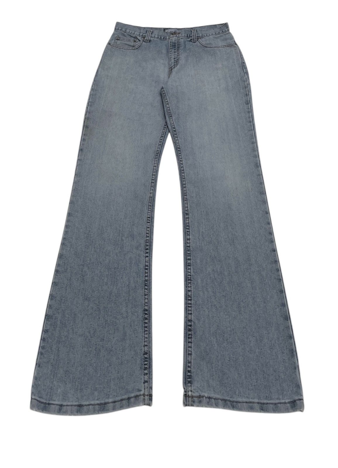 Anchor Blue × Vintage Rare Design Vintage Brand Anchor Blue Baggy Jeans 1990s Size US 33 - 1 Thumbnail