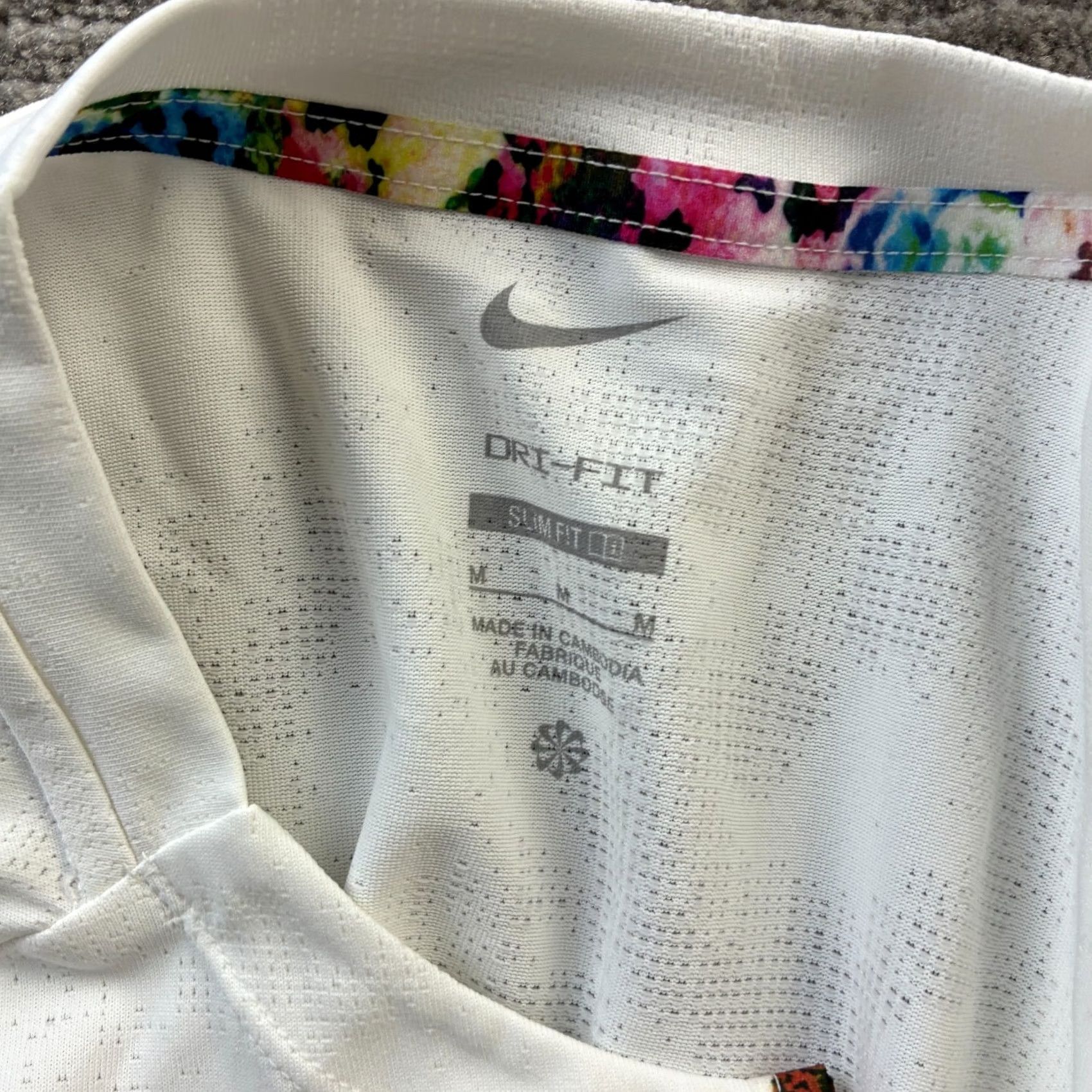 Nike Nike Dri-Fit Polo Shirt Mens Medium White Tennis Golf Rugby 2022 Size US M / EU 48-50 / 2 - 6 Thumbnail