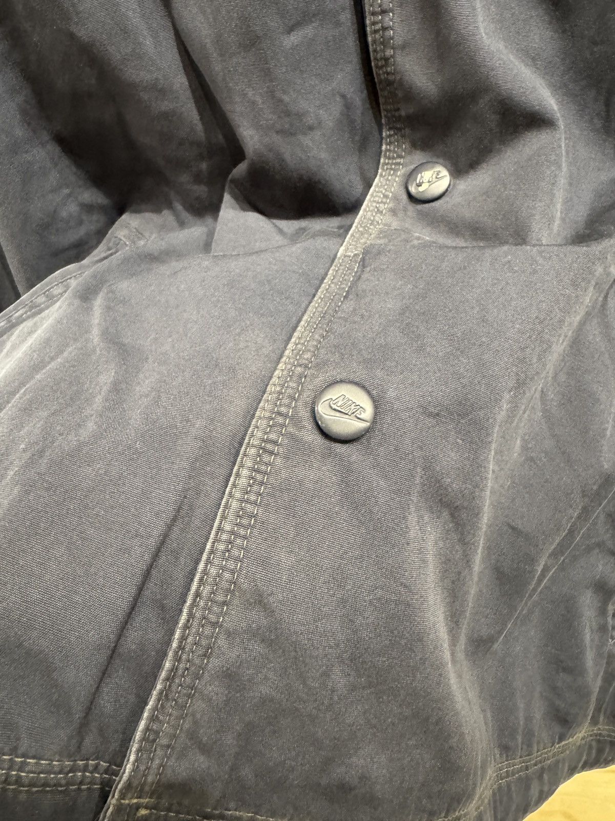 Nike Vintage Nike Big Logo 90's Button Vest Jacket Size US L / EU 52-54 / 3 - 7 Thumbnail
