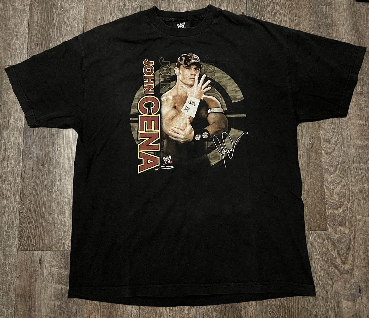 Vintage WWE John Cena Can’t See Me Shirt size XL