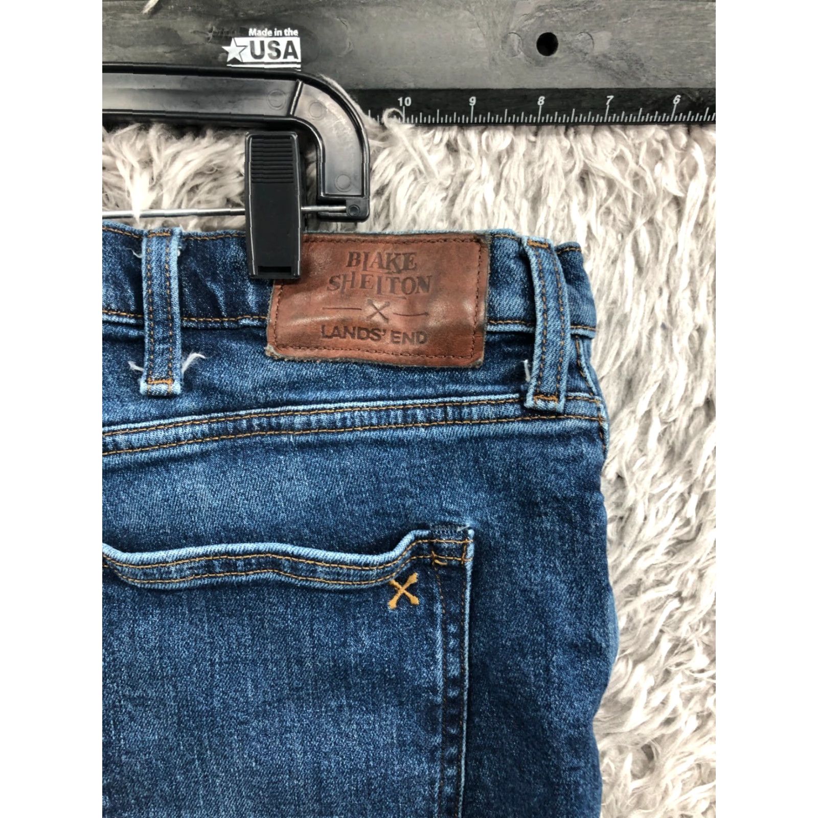 Lands' End Lands' End Capri Jeans Mens 40 Blue Medium Wash Mid Rise Blake Shelton Size US 40 / EU 56 - 6 Thumbnail