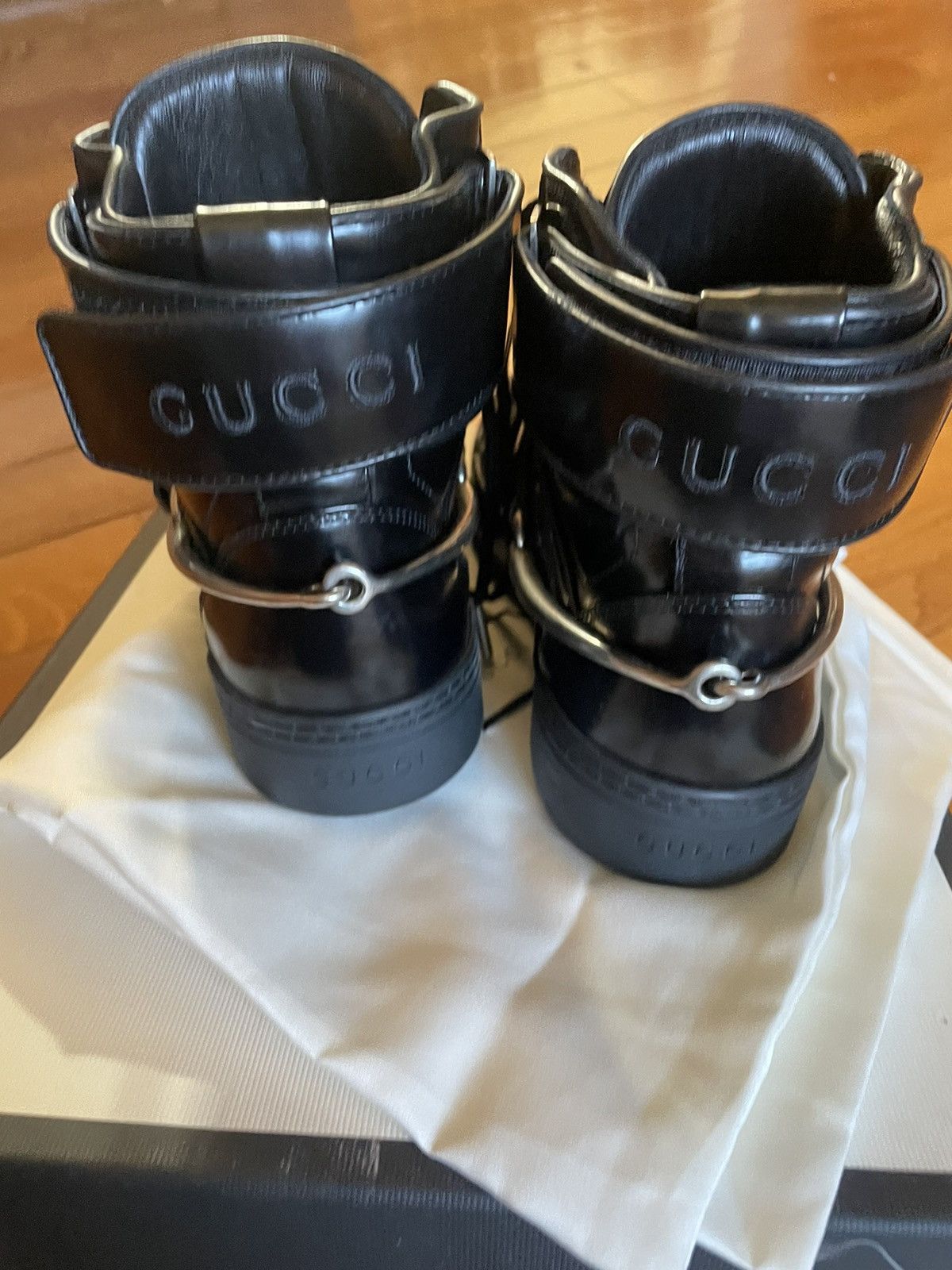 Gucci MENS GUCCI MANGUM HIGH TOPS Size US 8 / EU 41 - 7 Thumbnail