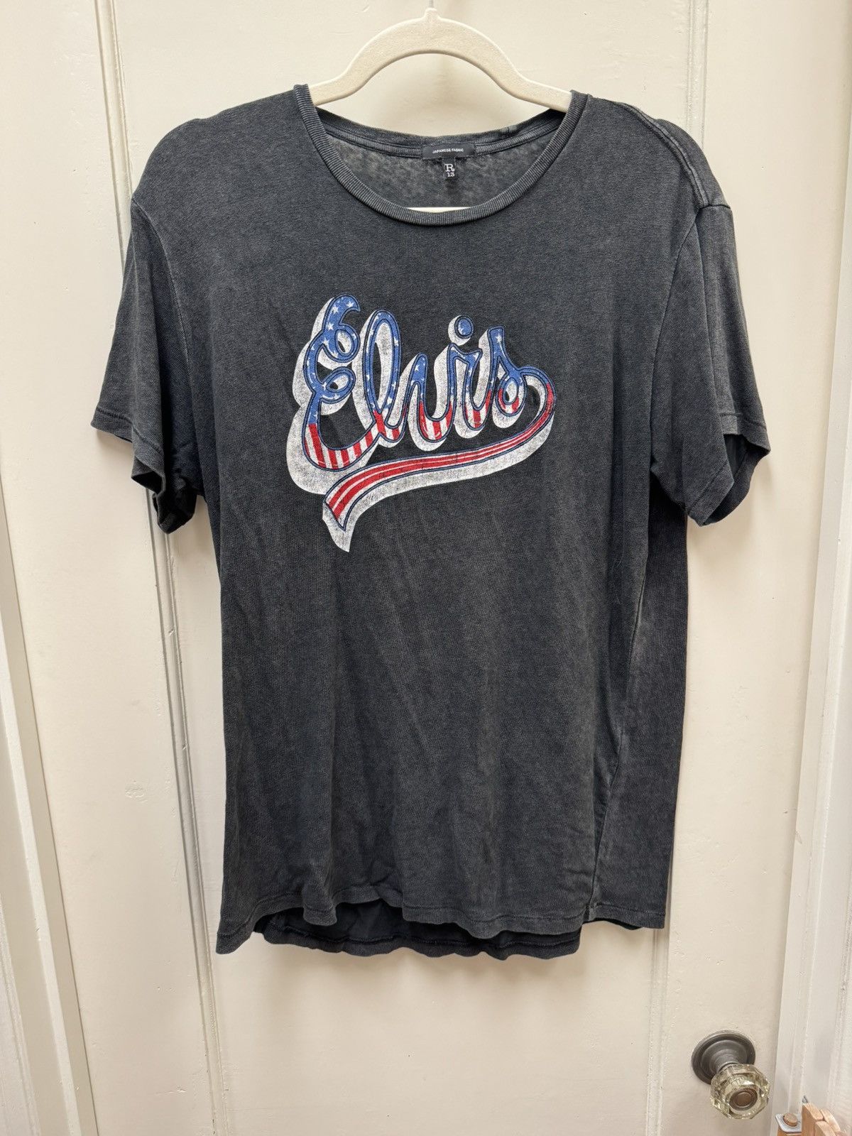 R13 R13 Elvis Flag Logo Tee Size US M / EU 48-50 / 2 - 1 Thumbnail