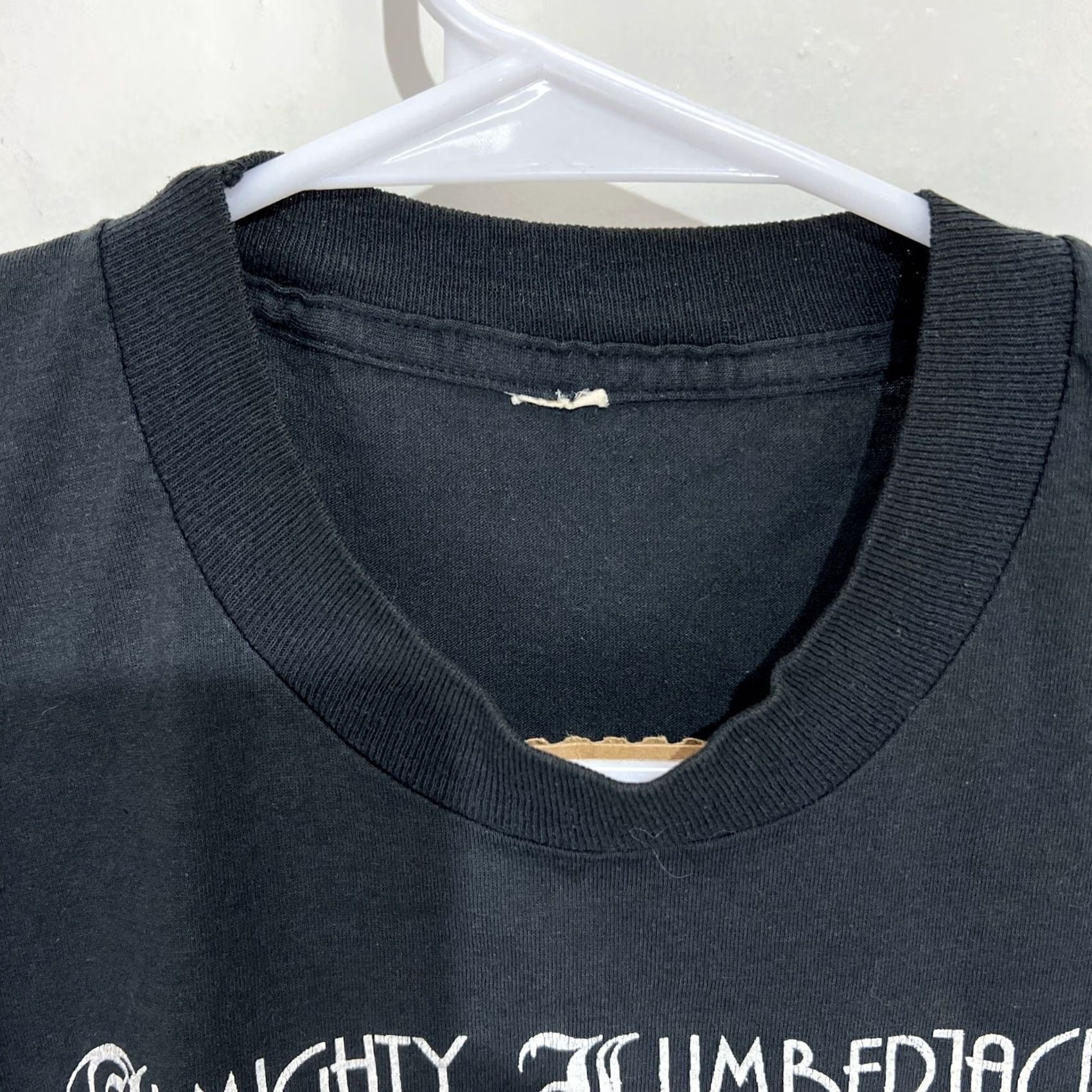 Lumberjack VINTAGE Almighty Lumberjacks of Death PUNK T Shirt Crew Neck Short Sleeve 90s Rock Band Graphic Print Black Mens M Size US M / EU 48-50 / 2 - 2 Thumbnail