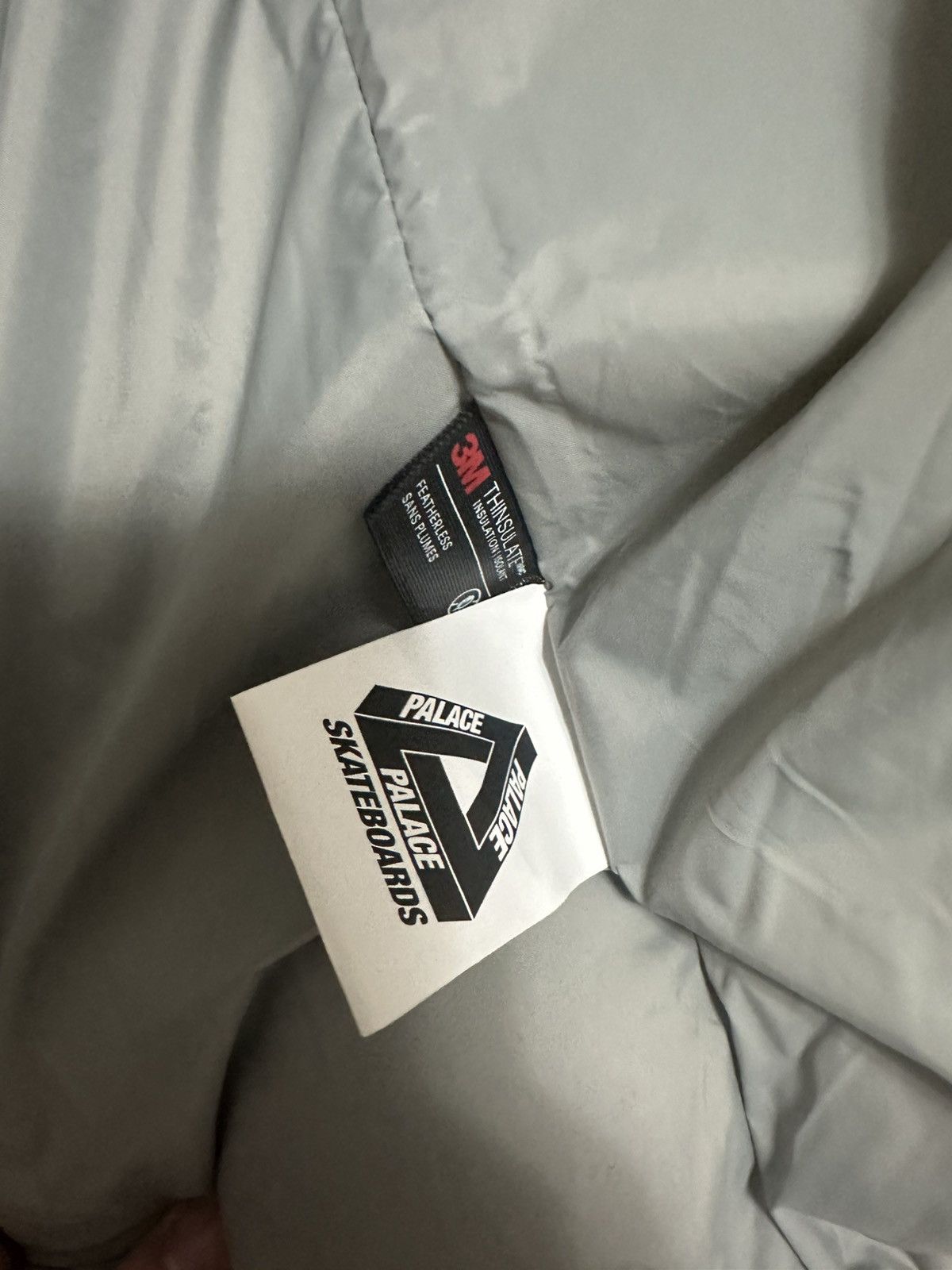 Palace Palace Ripstop Puffer Concrete Grey Size US XL / EU 56 / 4 - 4 Thumbnail