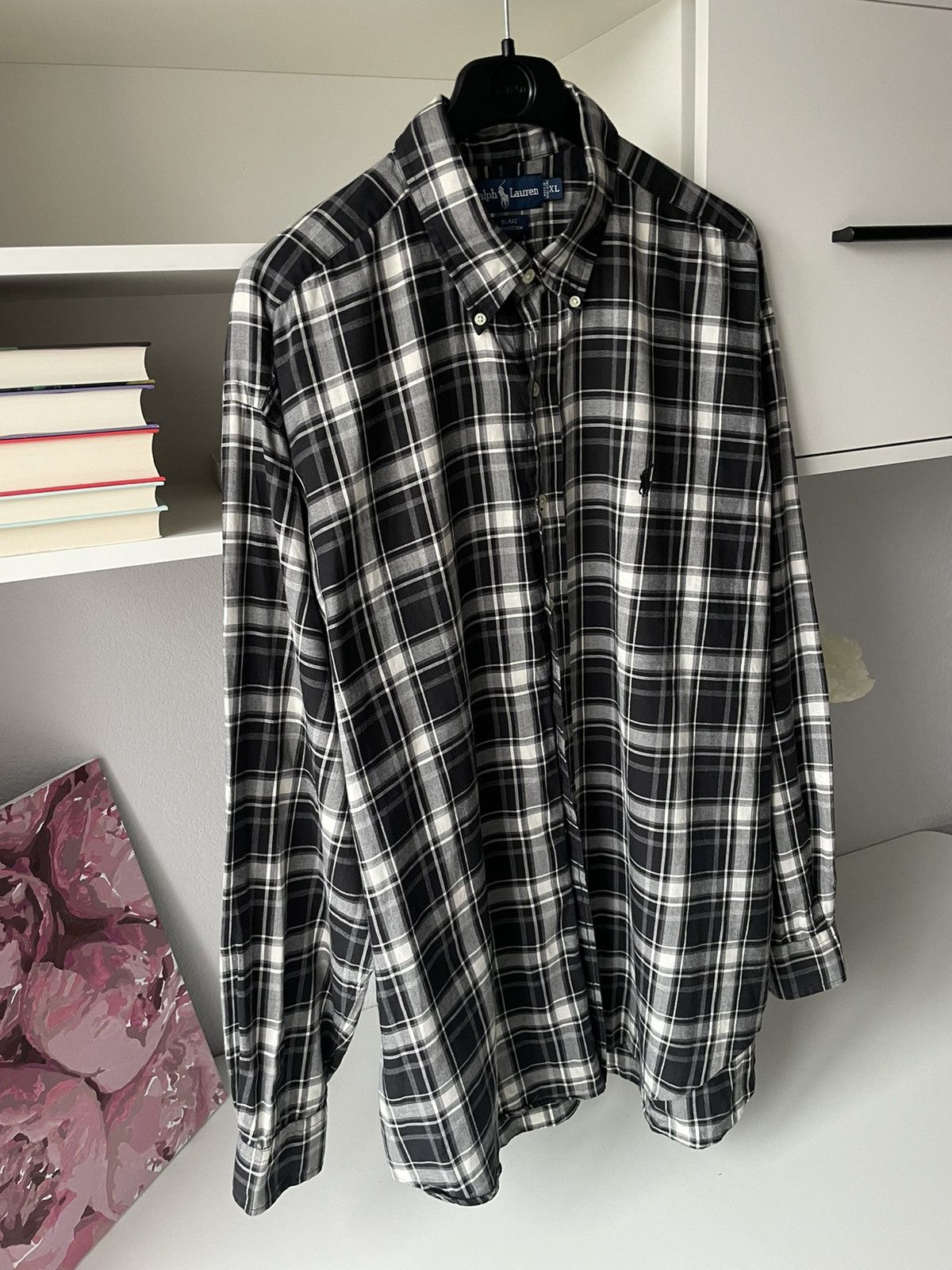Polo Ralph Lauren × Ralph Lauren × Vintage Polo Ralph Lauren 80’s Flannel Shirt Button Up Y2K VERY RARE Size US XL / EU 56 / 4 - 2 Thumbnail