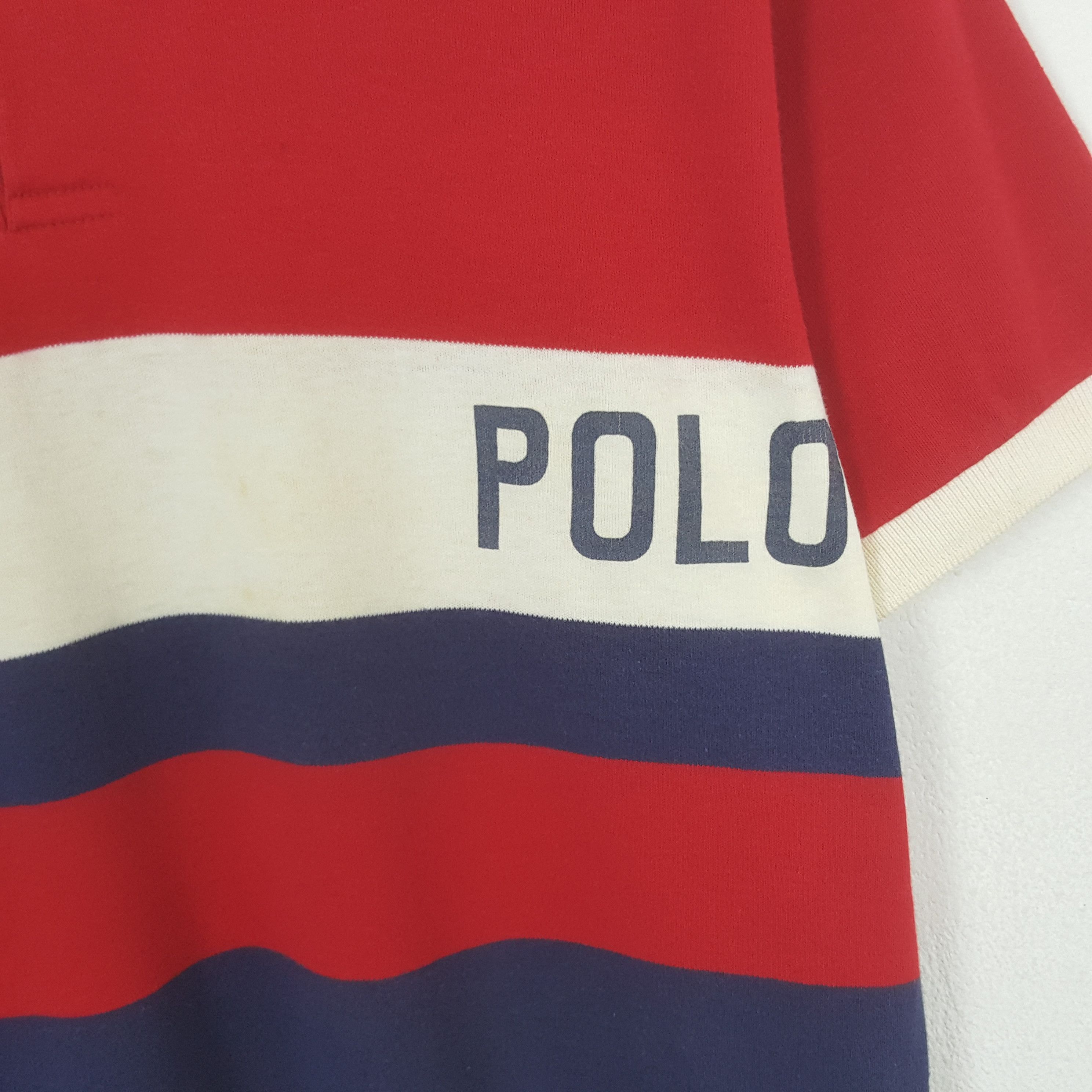 Polo Ralph Lauren Vintage Polo Ralph Lauren Polo Stadium Polos Shirt Size US L / EU 52-54 / 3 - 2 Thumbnail