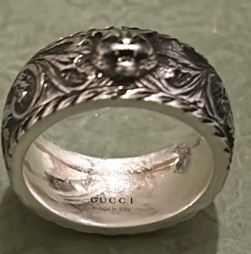 Gucci Gucci Feline Head Sterling Silver Ring Size ONE SIZE - 5 Thumbnail