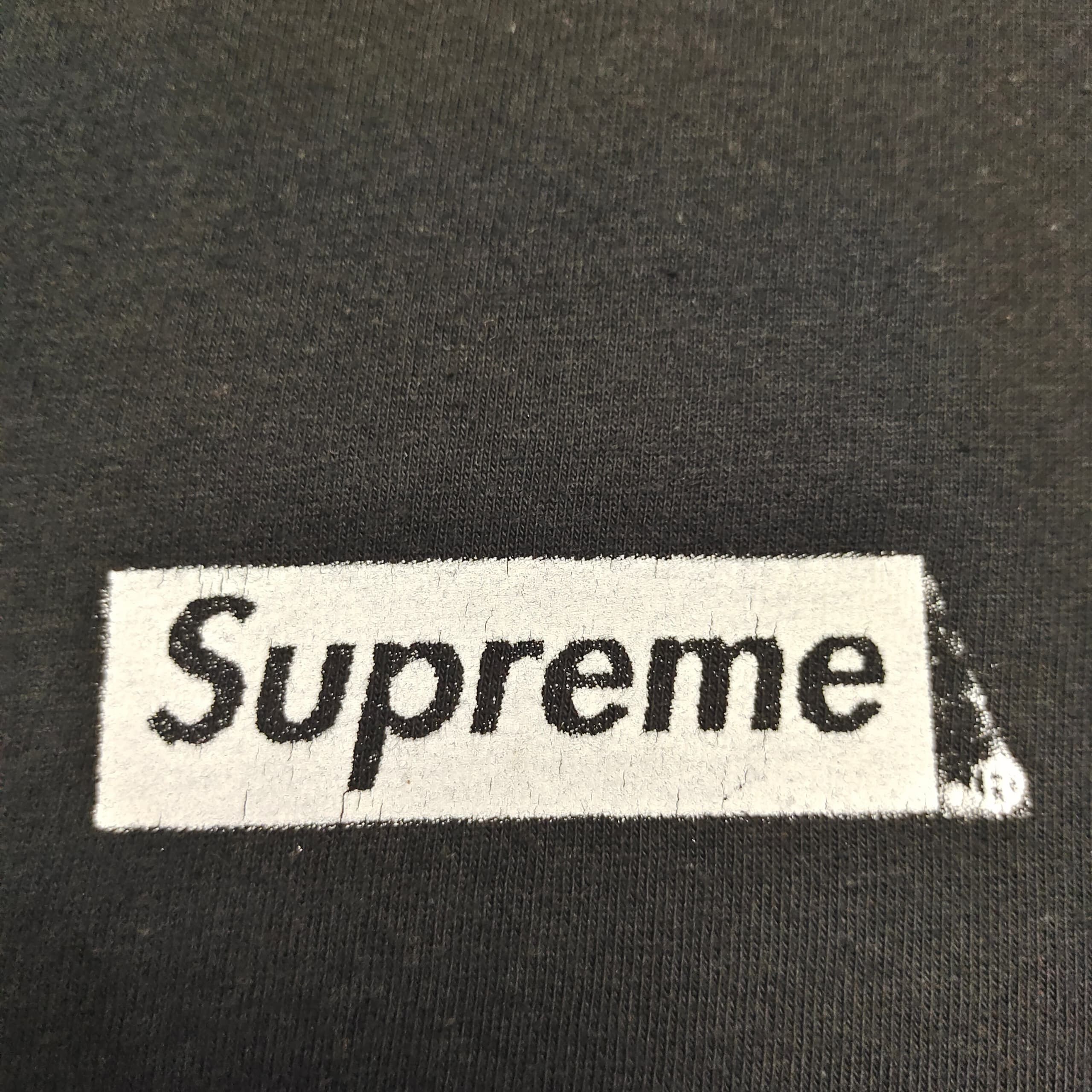Supreme SUPREME SCARED UNIQUE BLACK LONG SLEEVE T-SHIRT Size US XL / EU 56 / 4 - 4 Thumbnail