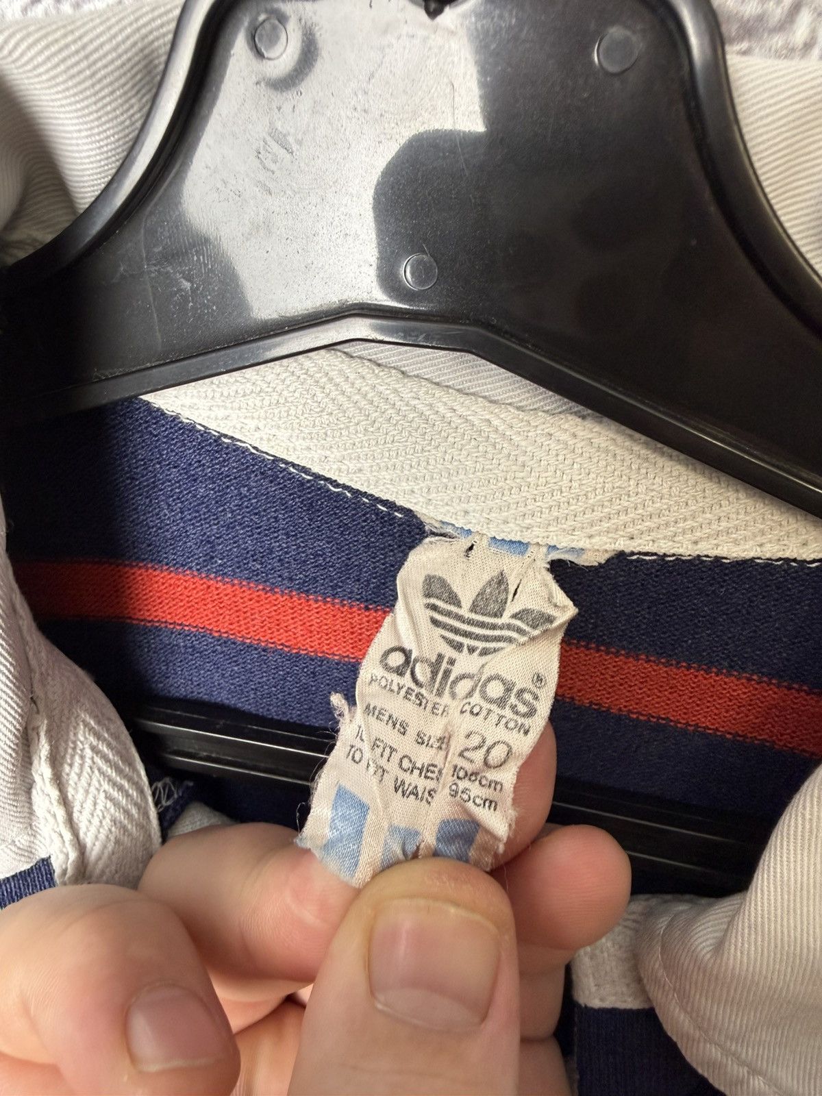 Adidas VTG 80s Adidas Made in Australia Striped Rugby Long Sleeve Size US M / EU 48-50 / 2 - 16 Thumbnail