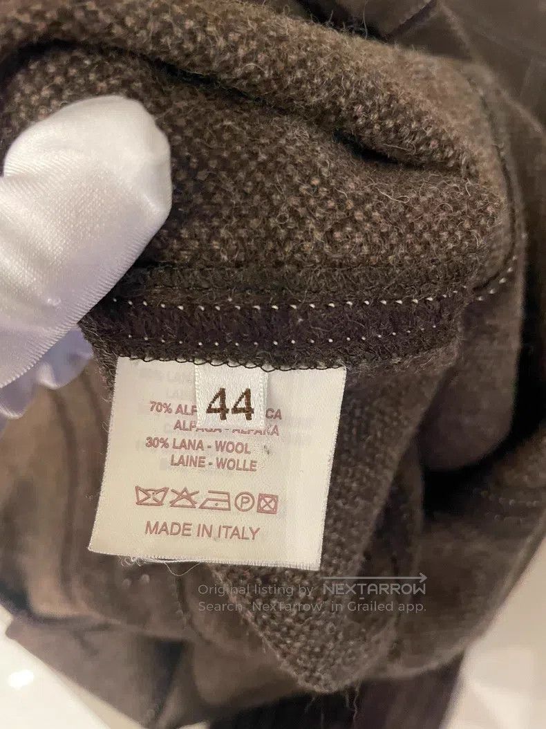 Brunello Cucinelli Brunello Cucinelli Caramel Alpaca Wool Jacket Size M / US 6-8 / IT 42-44 - 5 Thumbnail