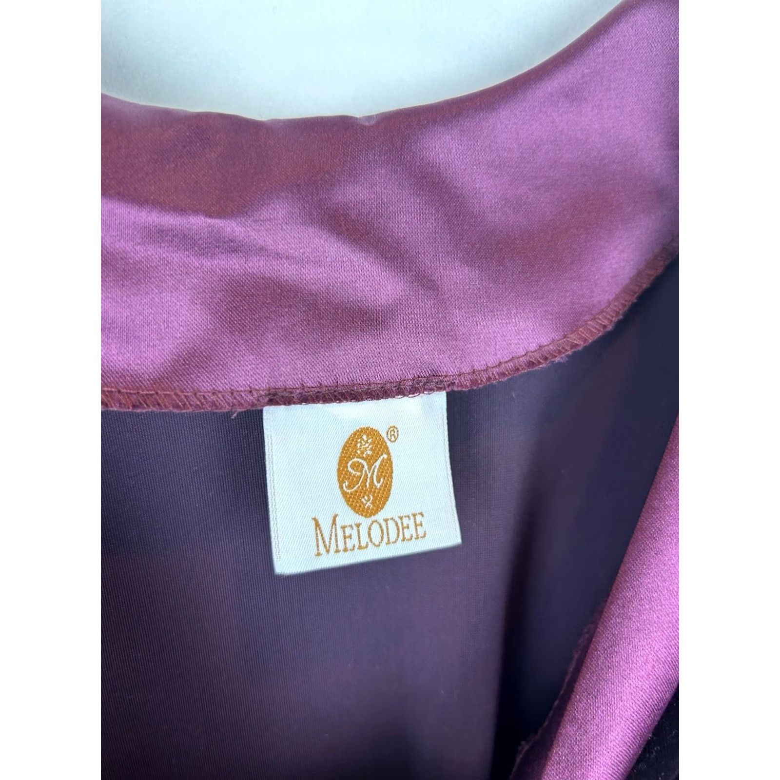 Velour Melodee Purple Velour Dress Midi Womens 10 Shift Casual Event Size L / US 10 / IT 46 - 4 Thumbnail