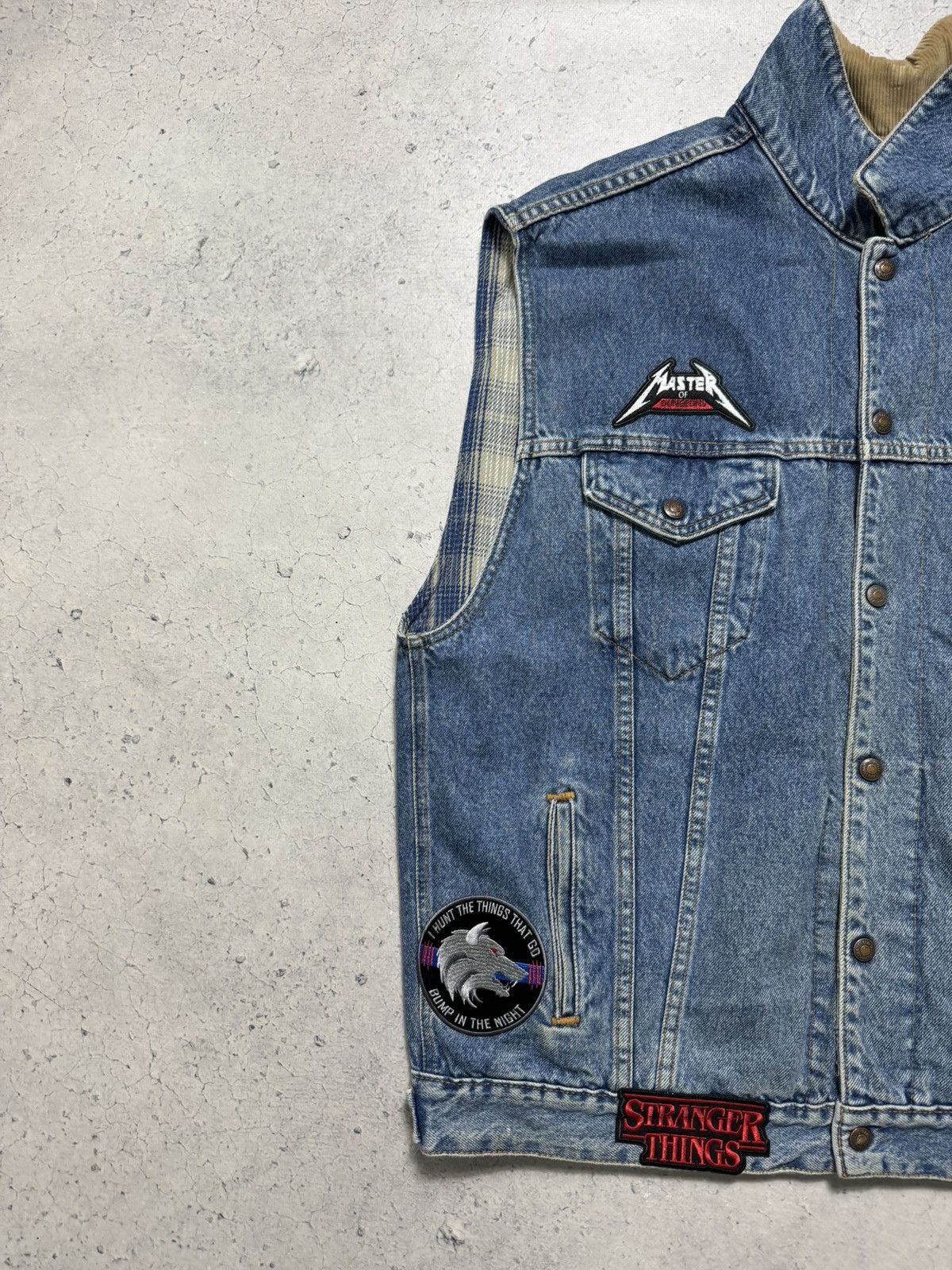 Levi's Vintage Clothing Levis Metallica Denim Reversible Jacket Size XL Vintage Size US XL / EU 56 / 4 - 2 Thumbnail