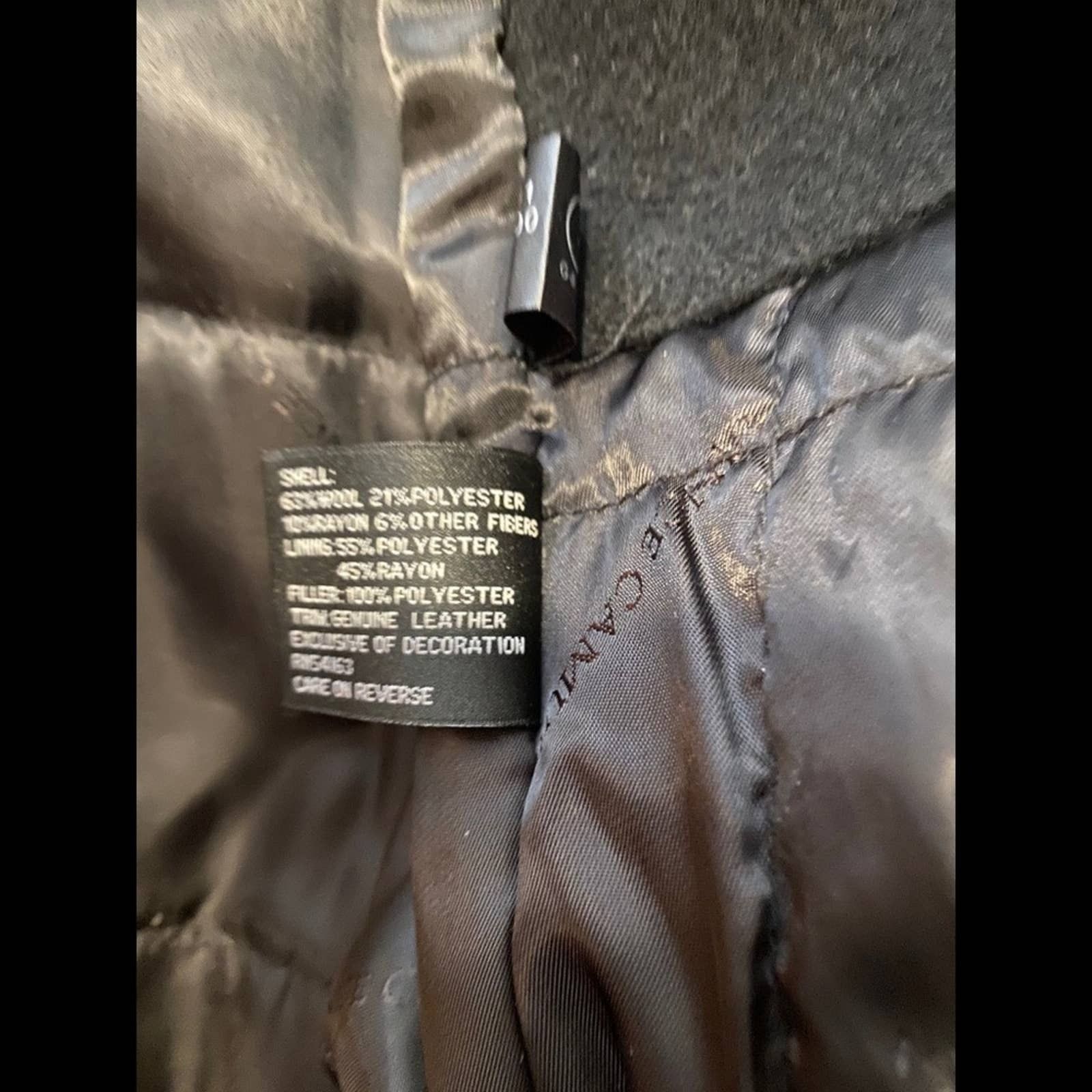 Vince Camuto Vince Camuto Black Zip Up Jacket / Coat Size Medium Size US M / EU 48-50 / 2 - 7 Thumbnail
